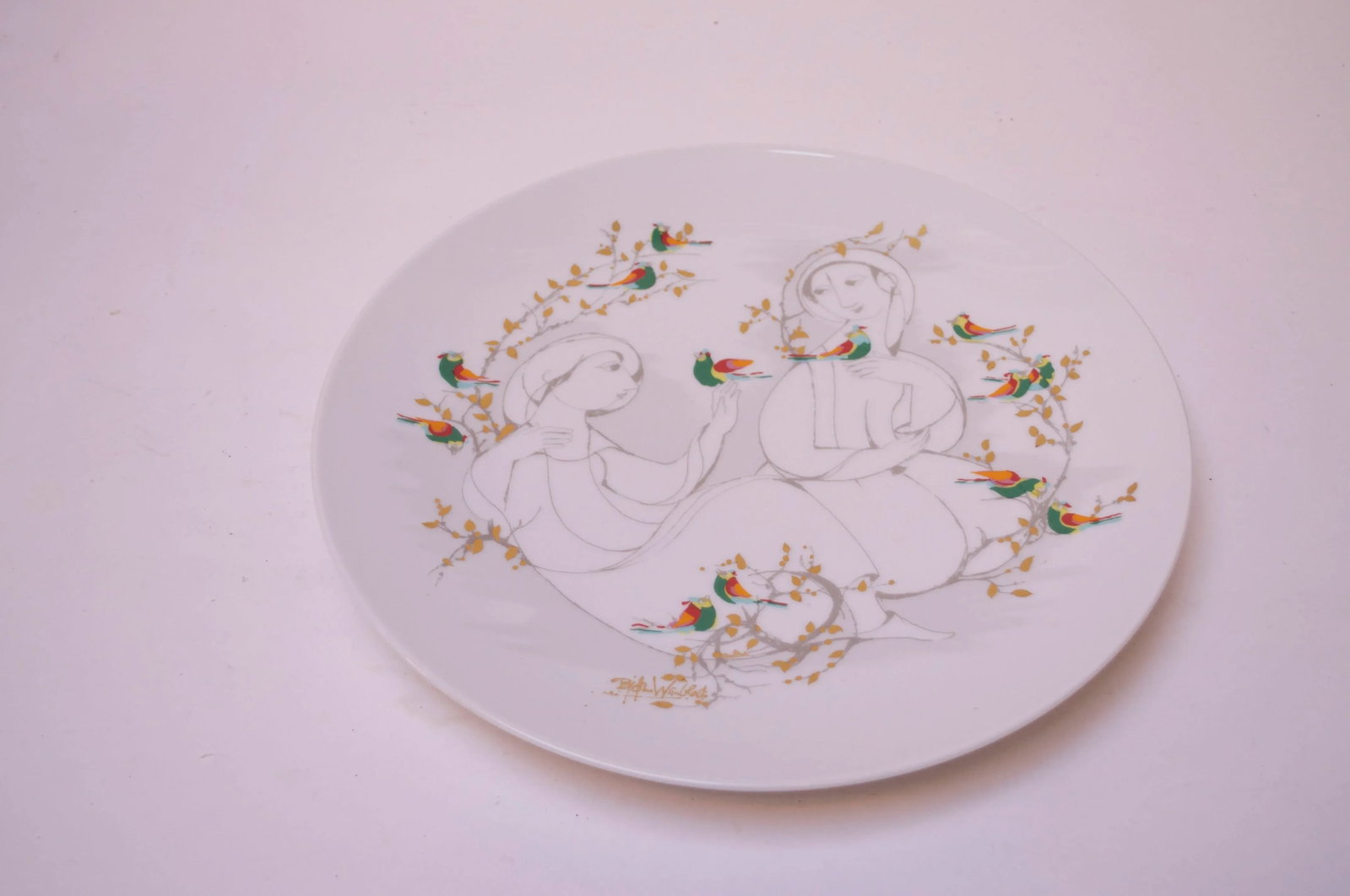 BjÃ¸rn Wiinblad for Rosenthal Studio Line Decorative Plate - 9