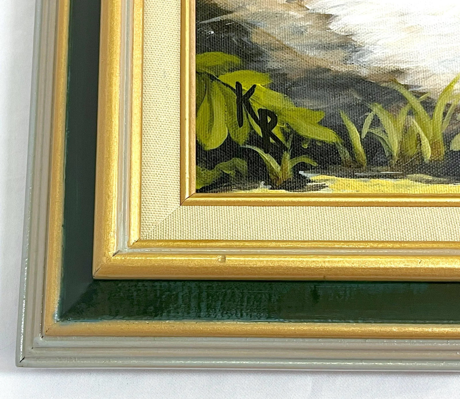 Signed Original Painting on Canvas by Karen Reinhart (American, 1938-2023) - 11