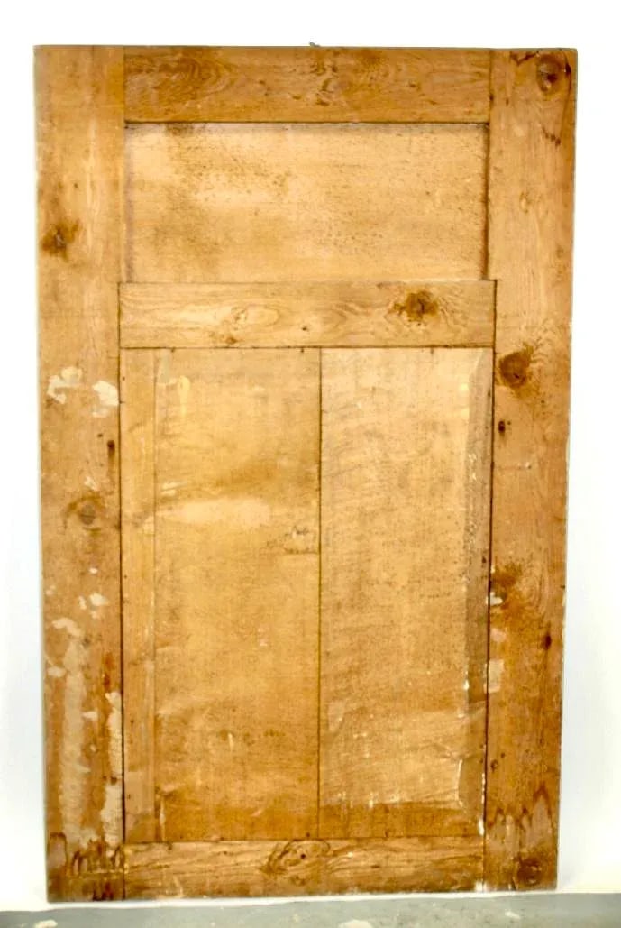 French Directoire Painted and Giltwood Trumeau Mirror - 3