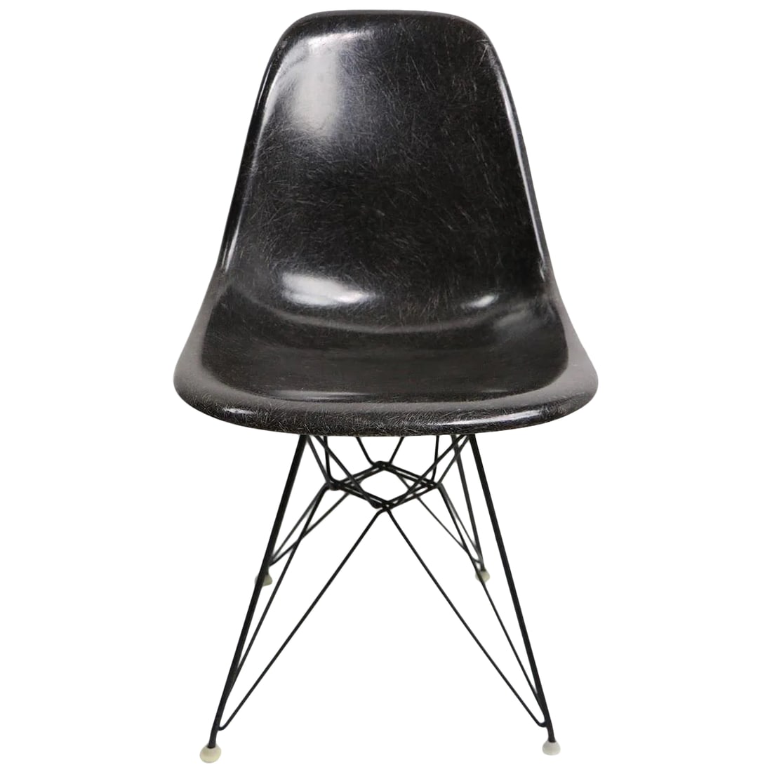 Eames Grey Fiberglass Dsr on Eiffel Tower Base (1 of 11)