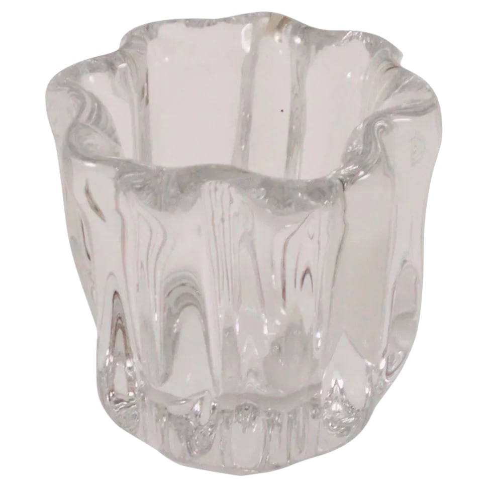 Tapio Wirkkala for Iittala Kalvolan Kanto Vase: Signed Tapio "Wirkkala 3241" for Iittala glass vase. Classic form, retains original label. Perfect condition, nice vintage example. Condition: Alterations: Original Condition Unaltered Imperfections: