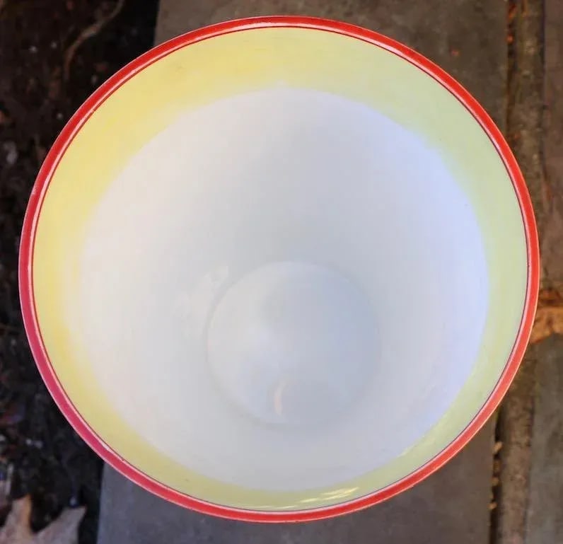 Hand Painted Art Deco Czechoslovakian Flower Vase - 4