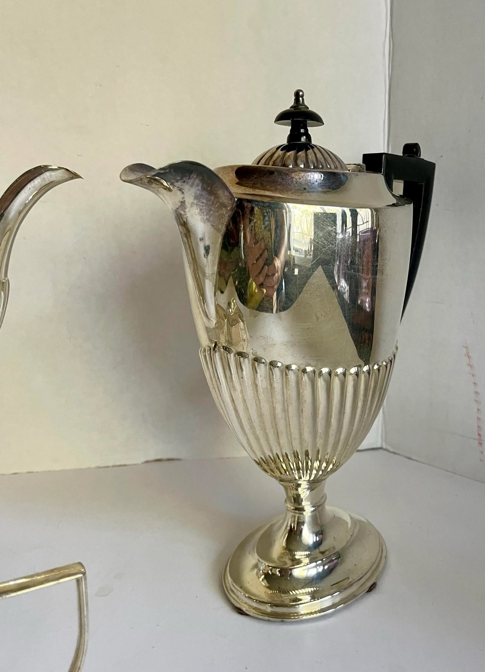 1920's Art Deco English Elkington & Co. Silver Plated Tea Service Set - 5