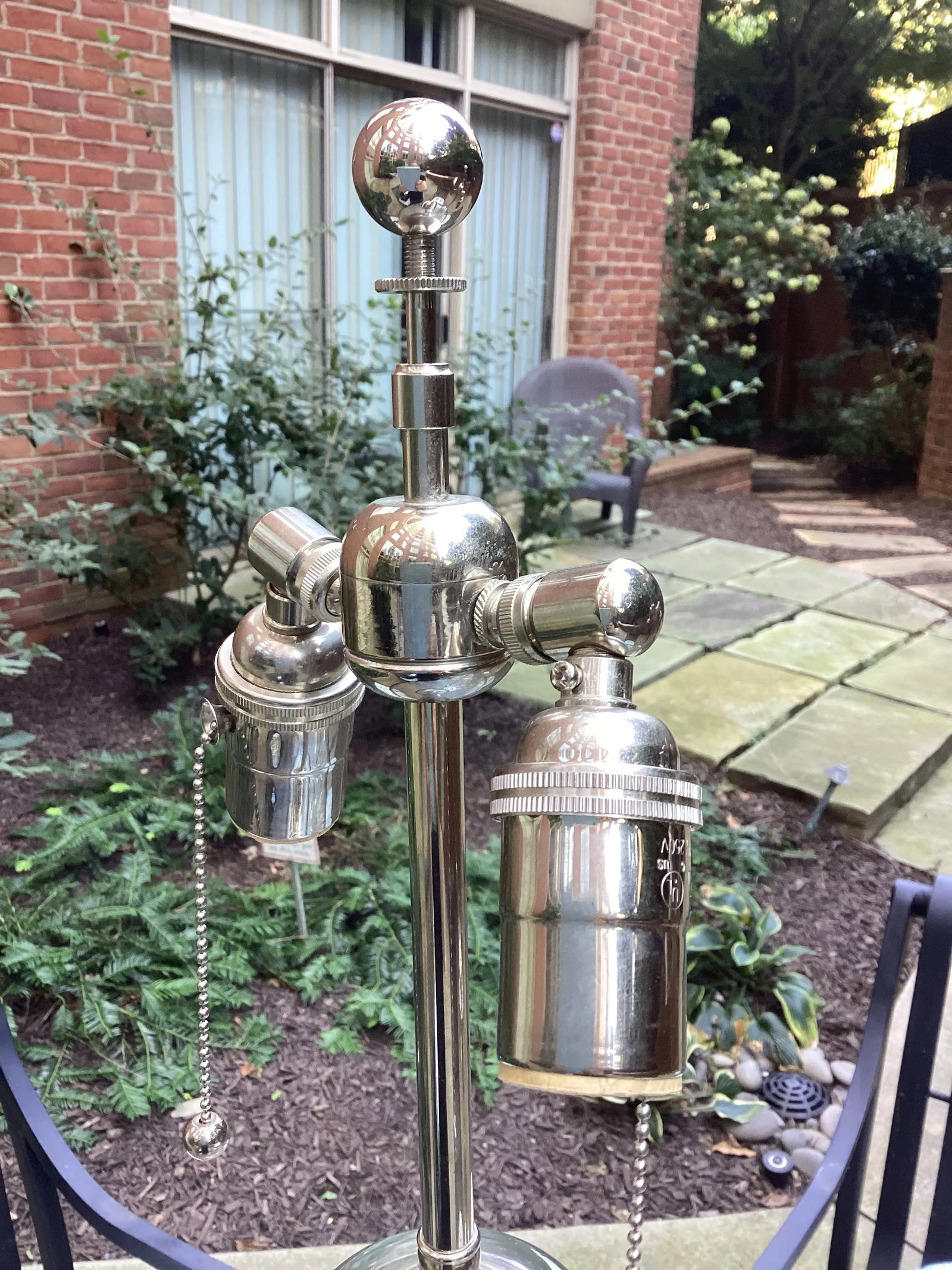 Pair of 1970s Glass Baluster Lamps by Pierre Cardin for Laurel Lamp Company, Unmarked - 7