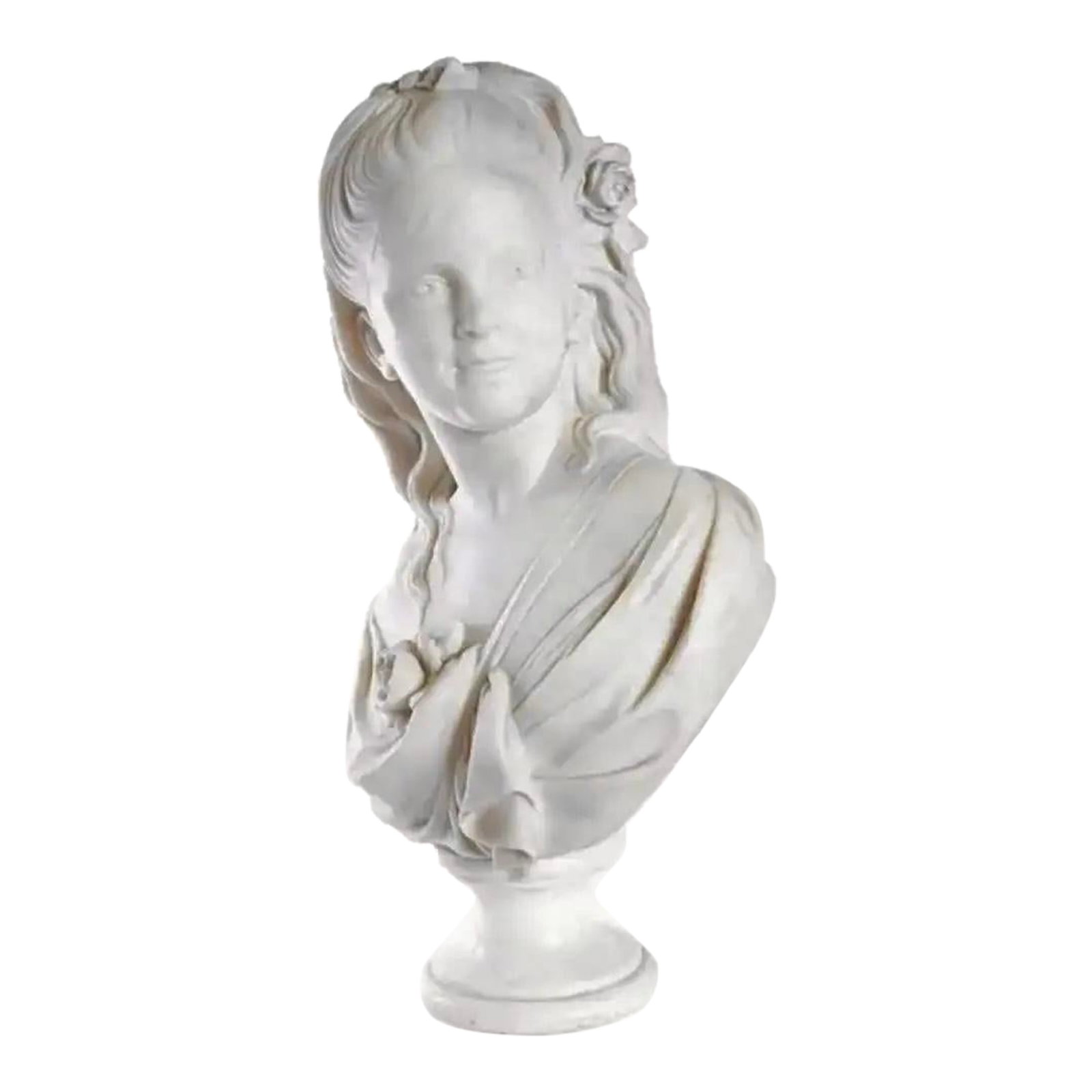 European Marble Bust of a Young Girl (1 of 11)