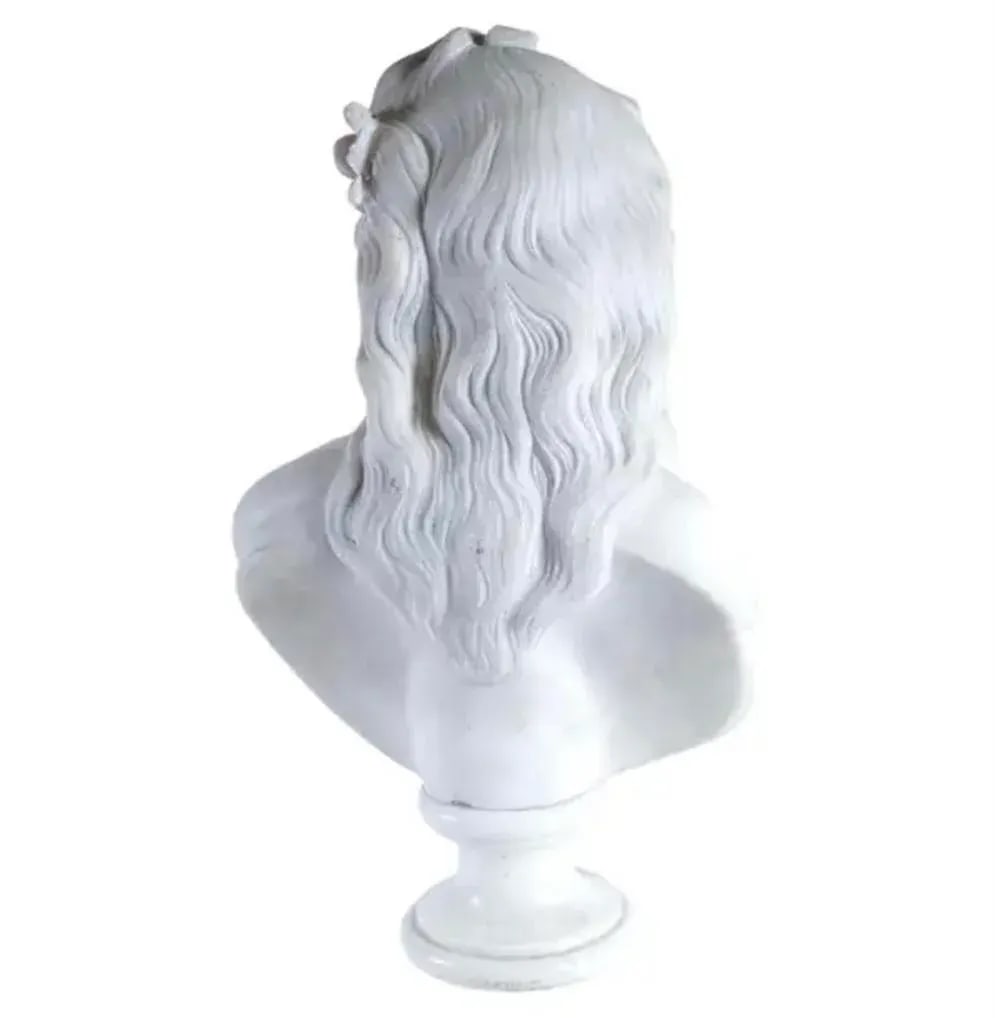 European Marble Bust of a Young Girl - 7