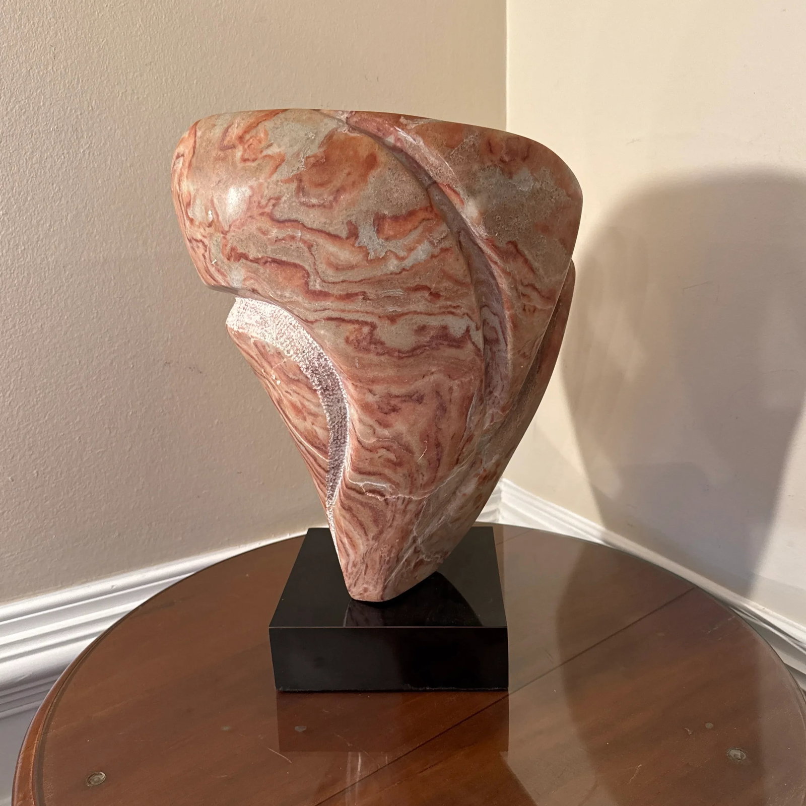 1970s Vintage Midcentury Costal Abstract Marble Sculpture - 5