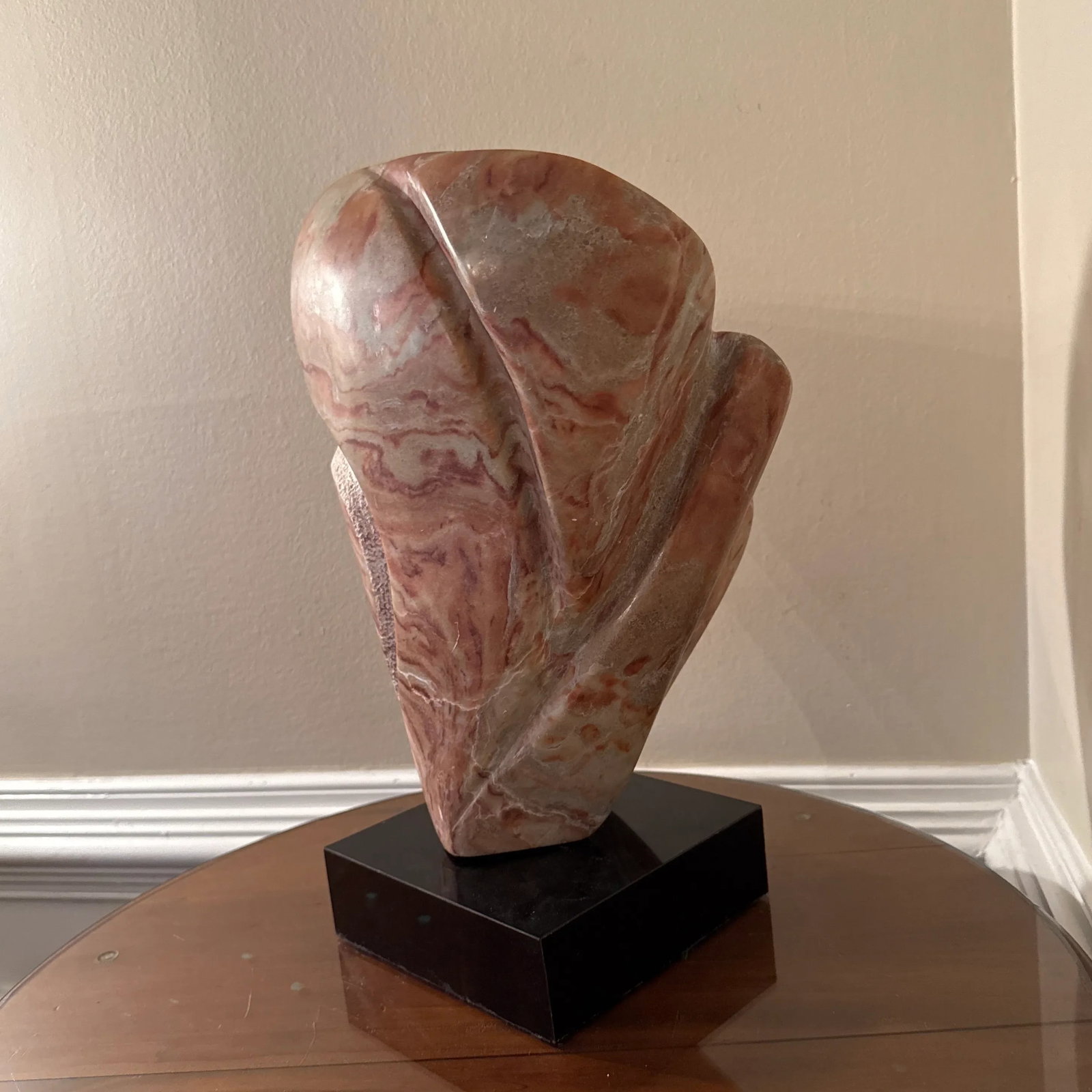 1970s Vintage Midcentury Costal Abstract Marble Sculpture - 6