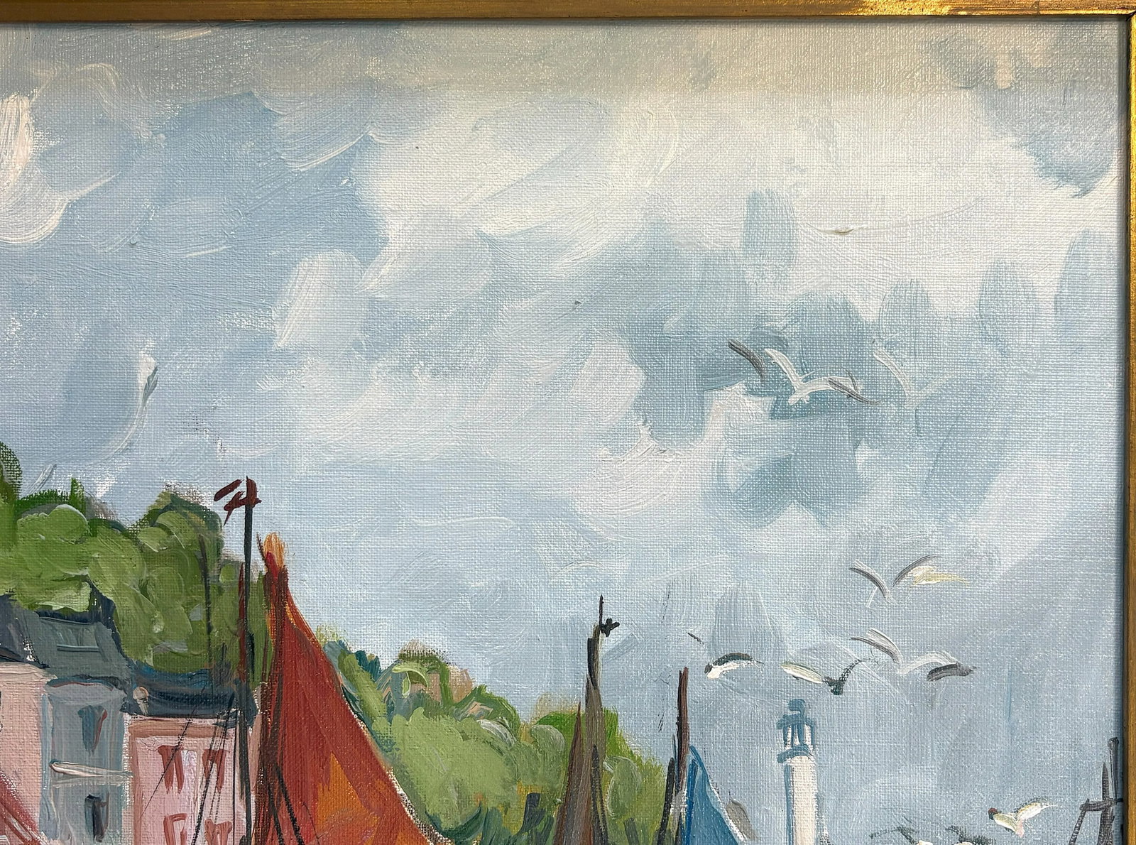 Original Signed & Framed Oil Painting on Canvas by 'Fernand Herbo' (France, 1904-1995) - 6