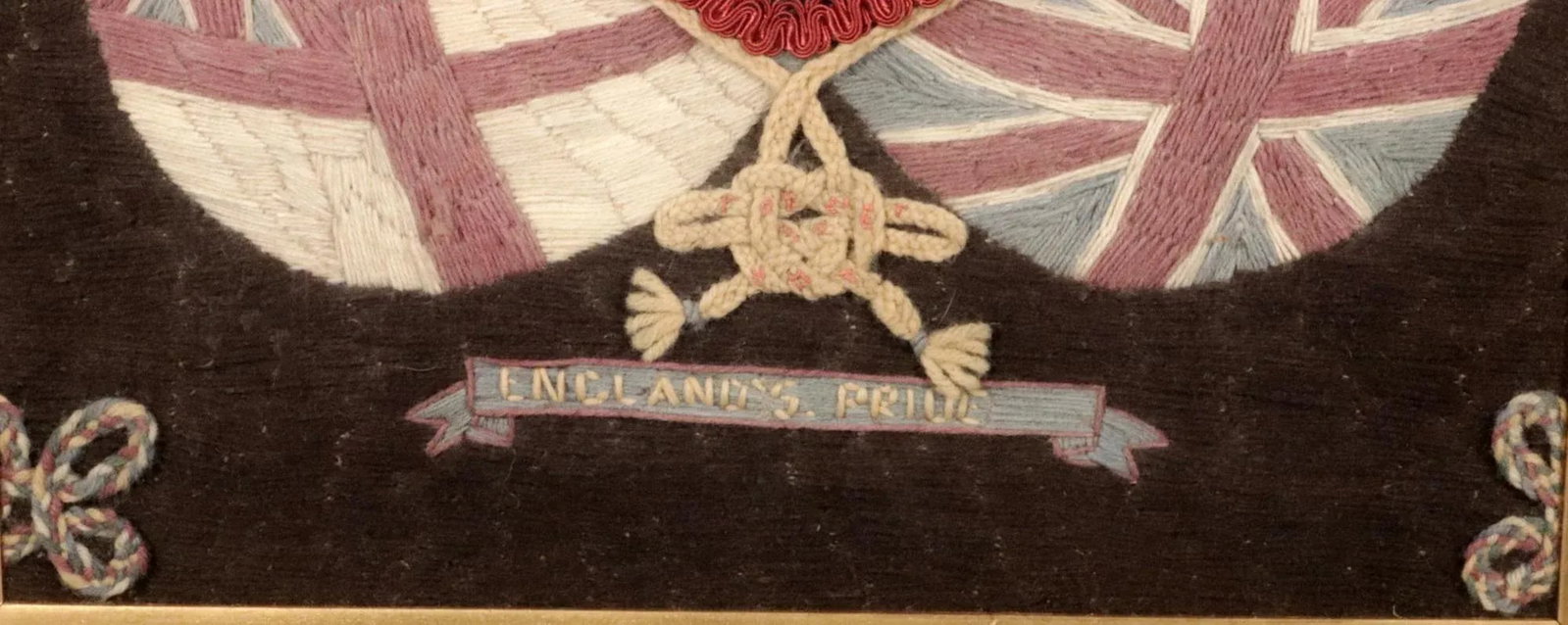 Sailor's Woolwork (Woolie) With Heart Valentine and Flag Surround - 2