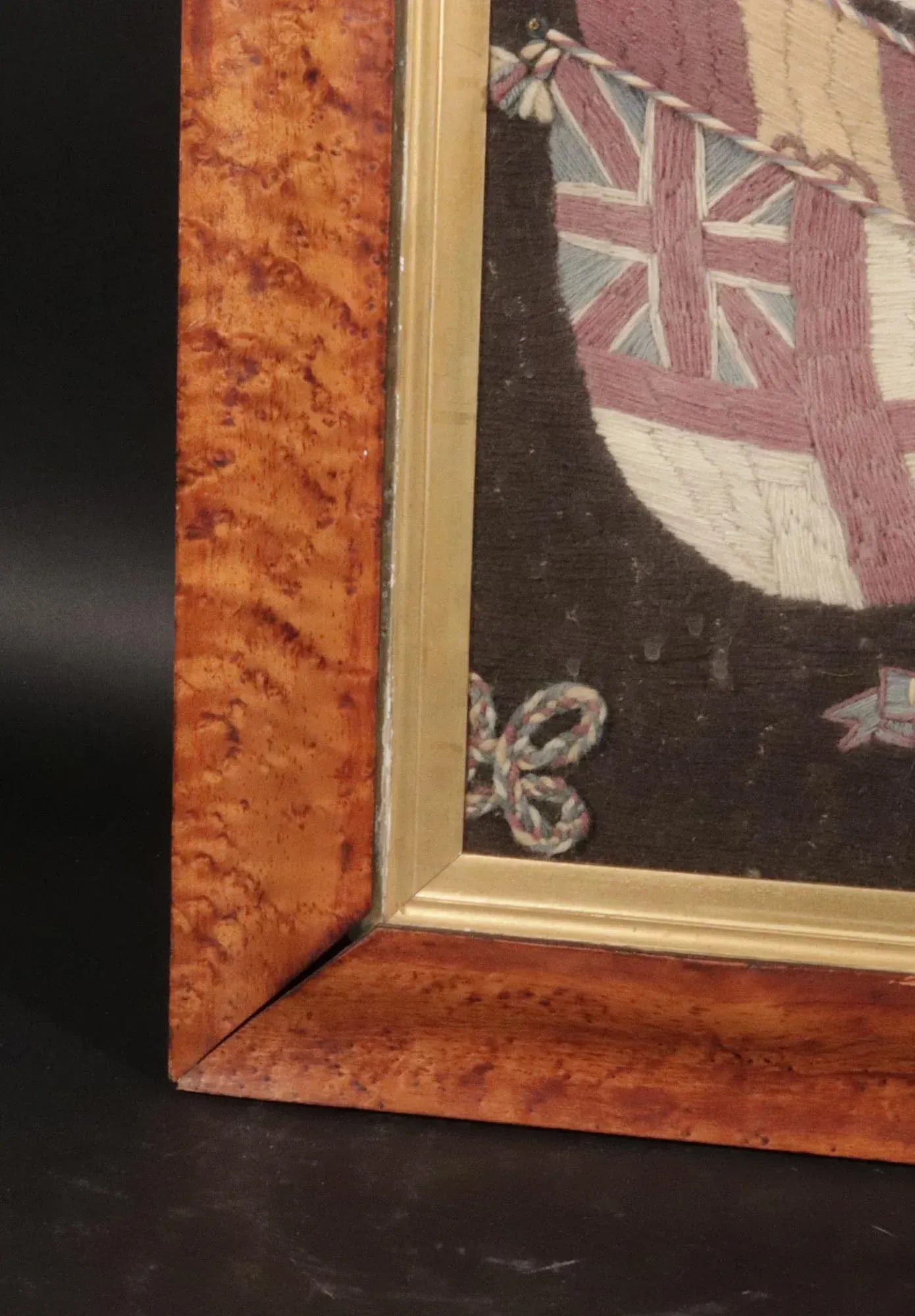 Sailor's Woolwork (Woolie) With Heart Valentine and Flag Surround - 8