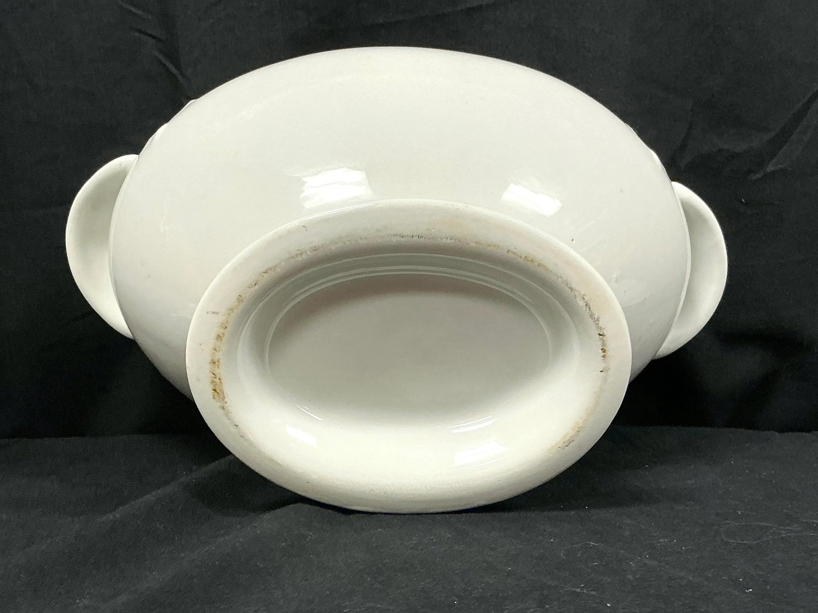 White Ironstone Soup Tureen With Lid - 10