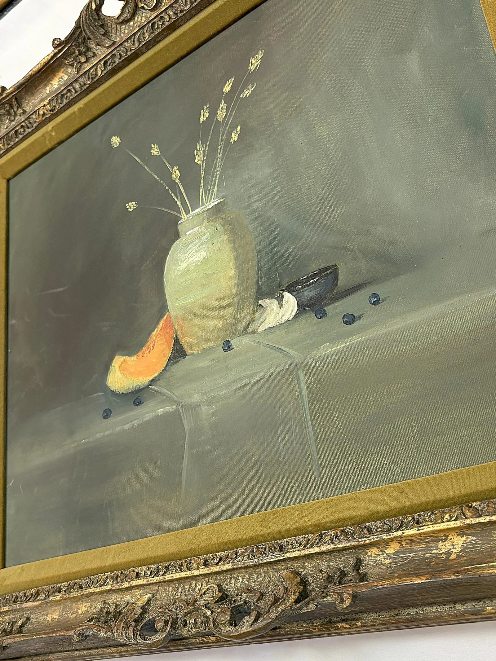Signed and Framed Original Painting on Canvas by Karen Reinhart (American, 1938-2023) - 8