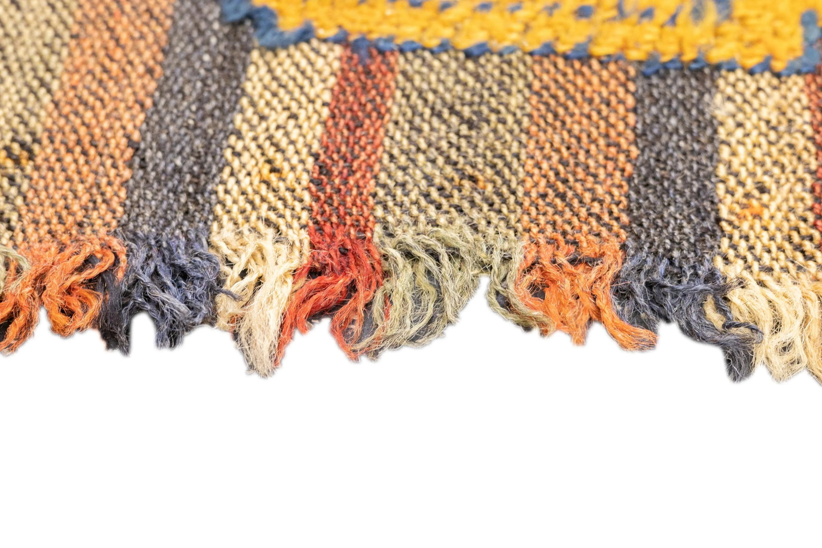 Antique Handwoven Gabbeh Palas Textile Art - 8