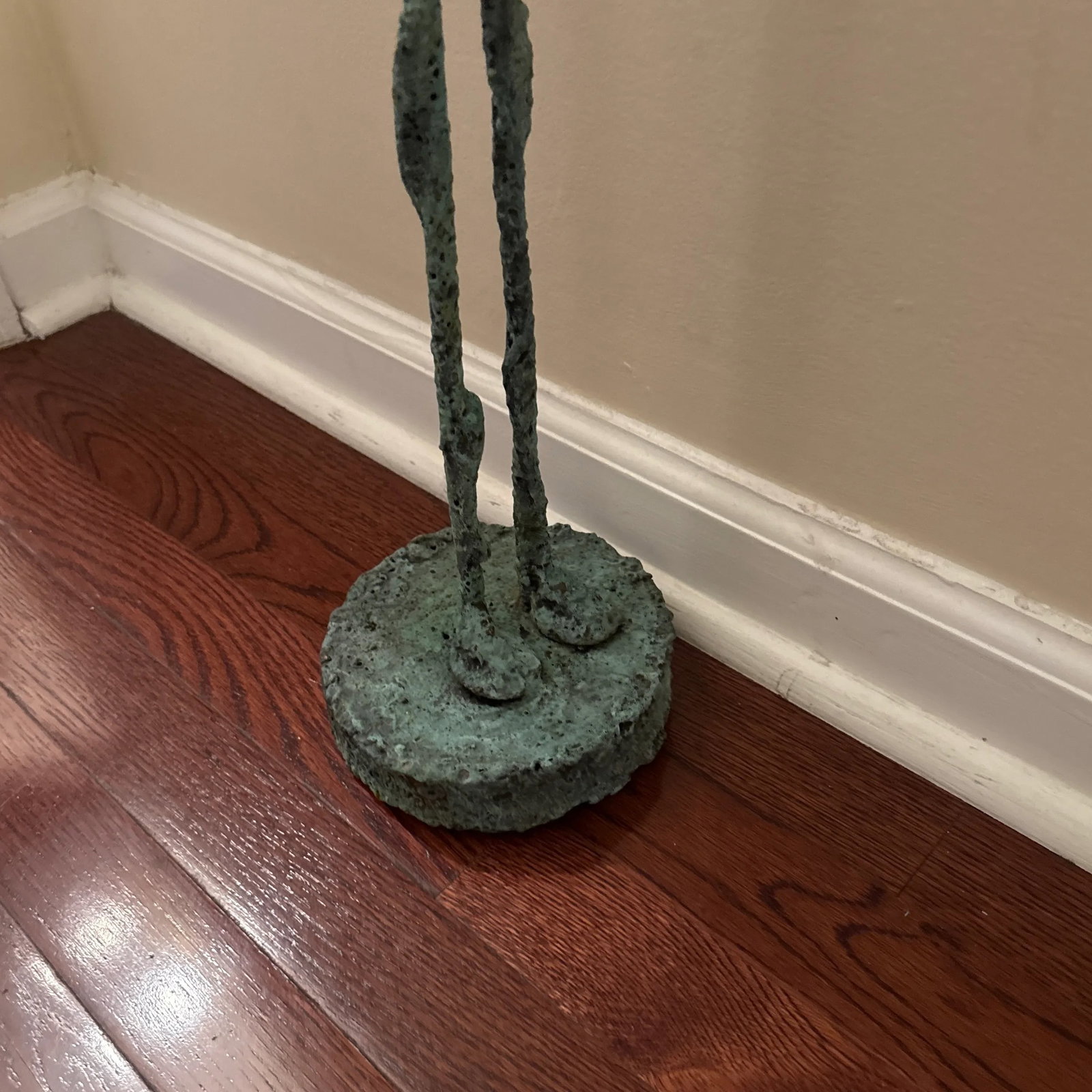 Early 21st Century Bronze Artist Made Abstract Brutalist Style Dog Sculpture - 5