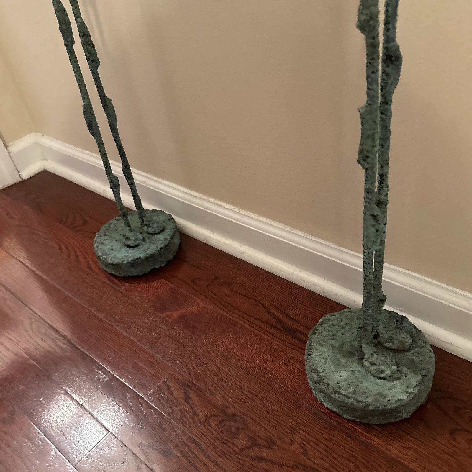 Early 21st Century Bronze Artist Made Abstract Brutalist Style Dog Sculpture - 6