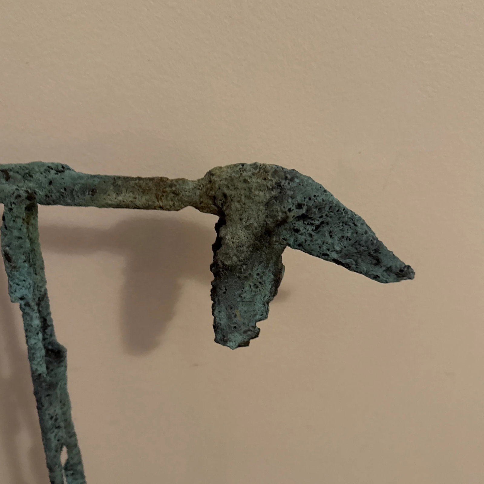 Early 21st Century Bronze Artist Made Abstract Brutalist Style Dog Sculpture - 9