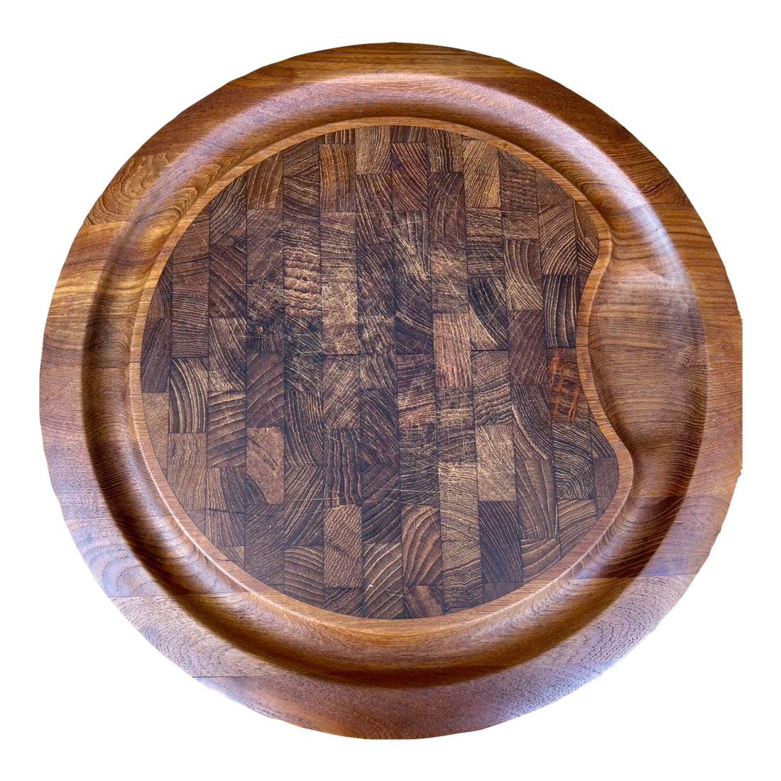 Vintage Dansk Danish Large Round Mid Century Jens H Quistgarrd Charcuterie Tray (1 of 11)
