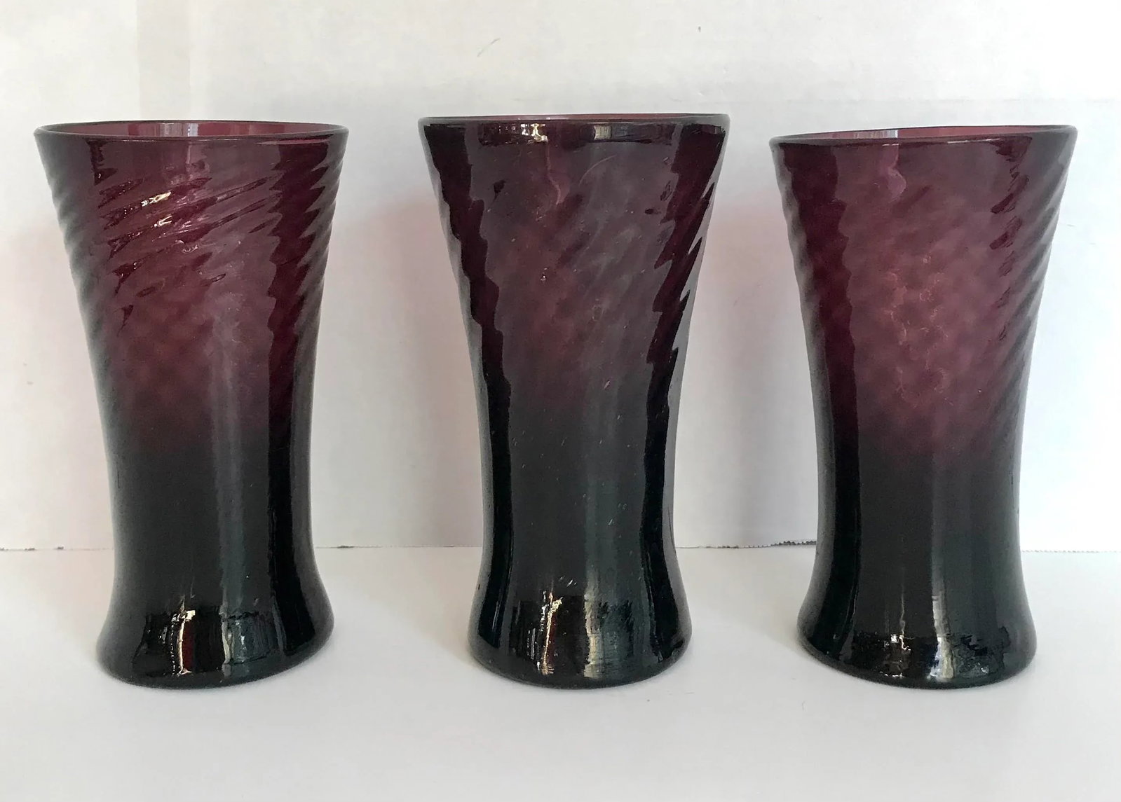 Vintage Avalos Mexican Hand-Blown Tumbler Glasses and Plates Set of 26 - 10