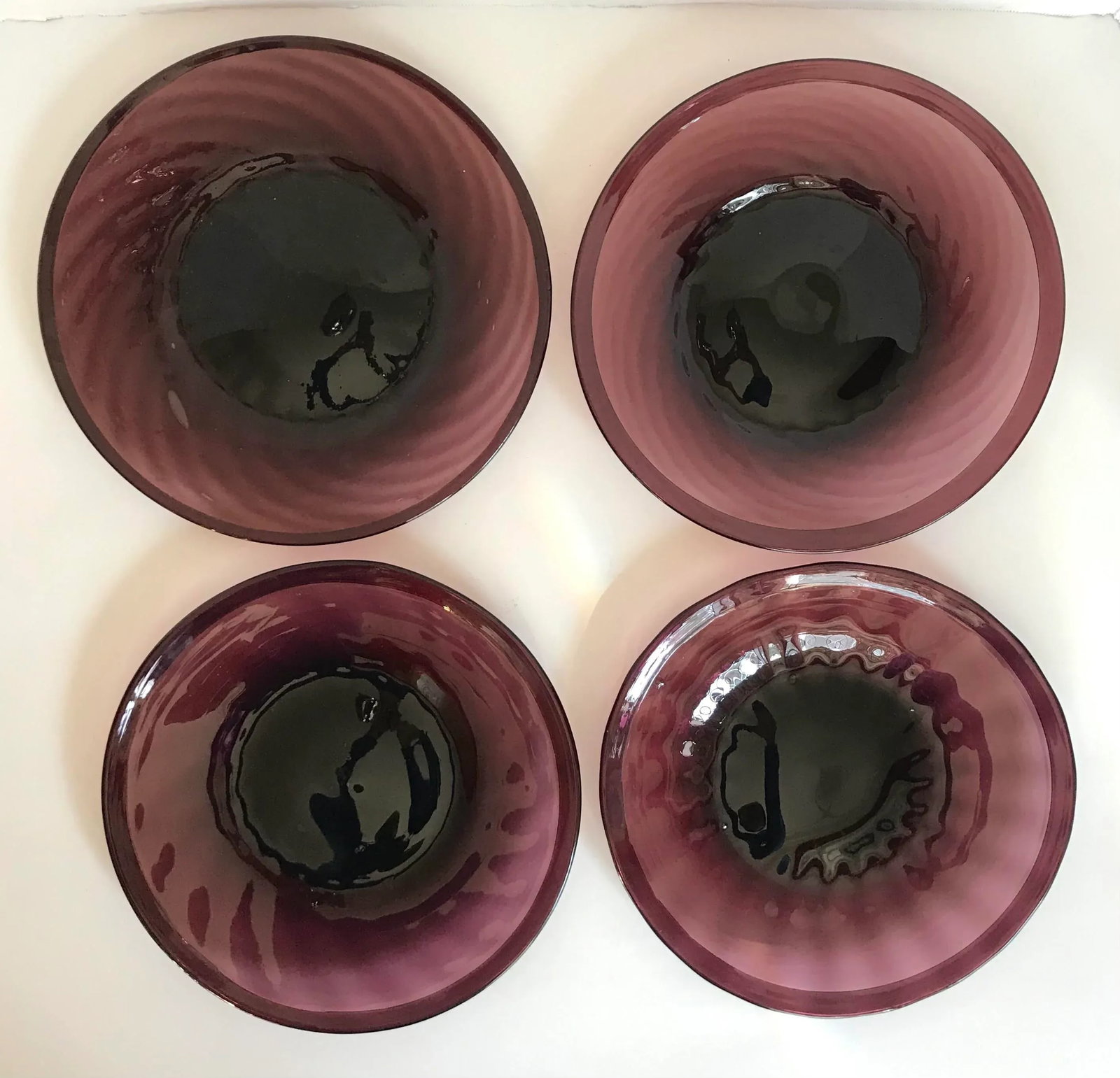 Vintage Avalos Mexican Hand-Blown Tumbler Glasses and Plates Set of 26 - 11