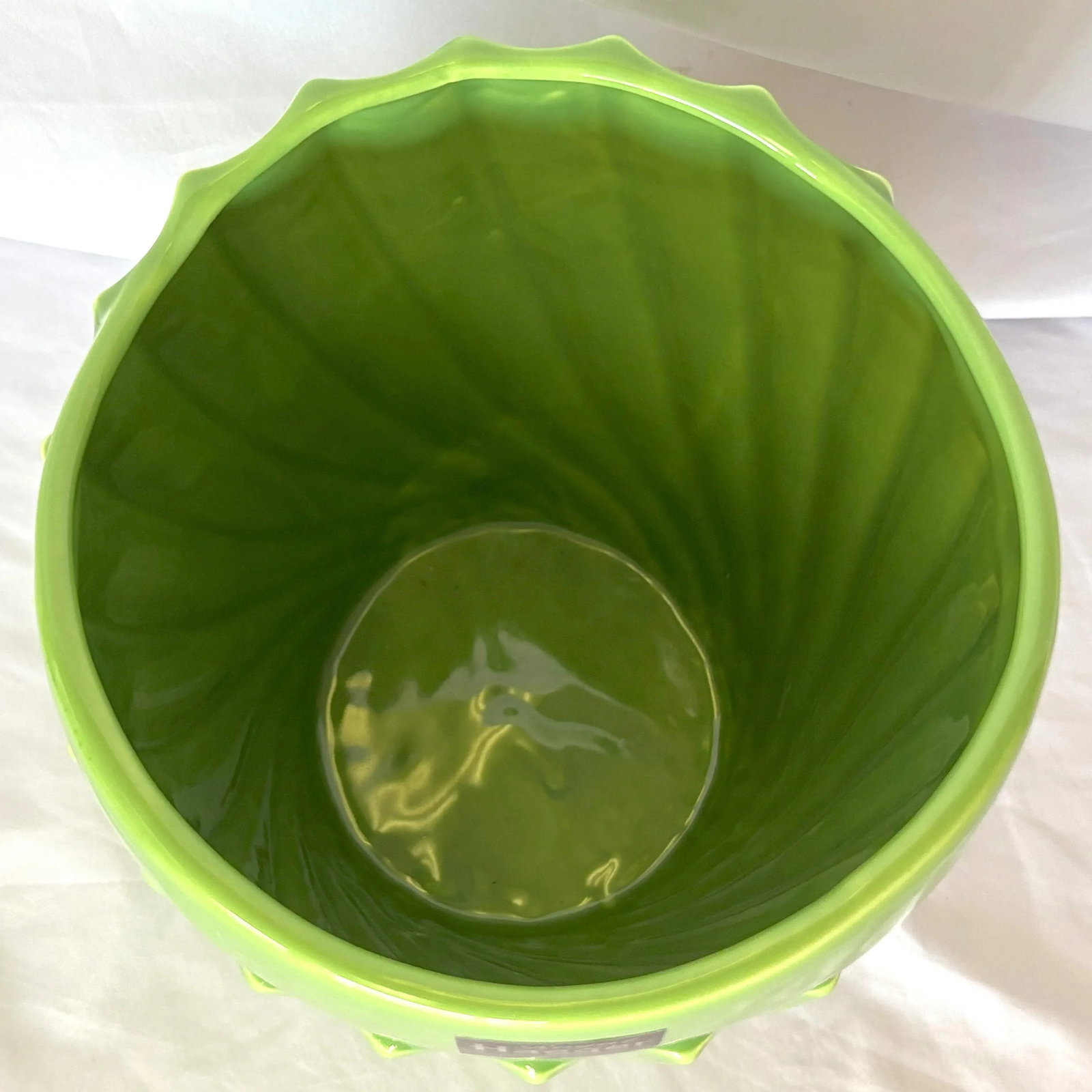 Royal Haeger Chartreuse Green Large Vase/ Ice Bucket C2004 - 11
