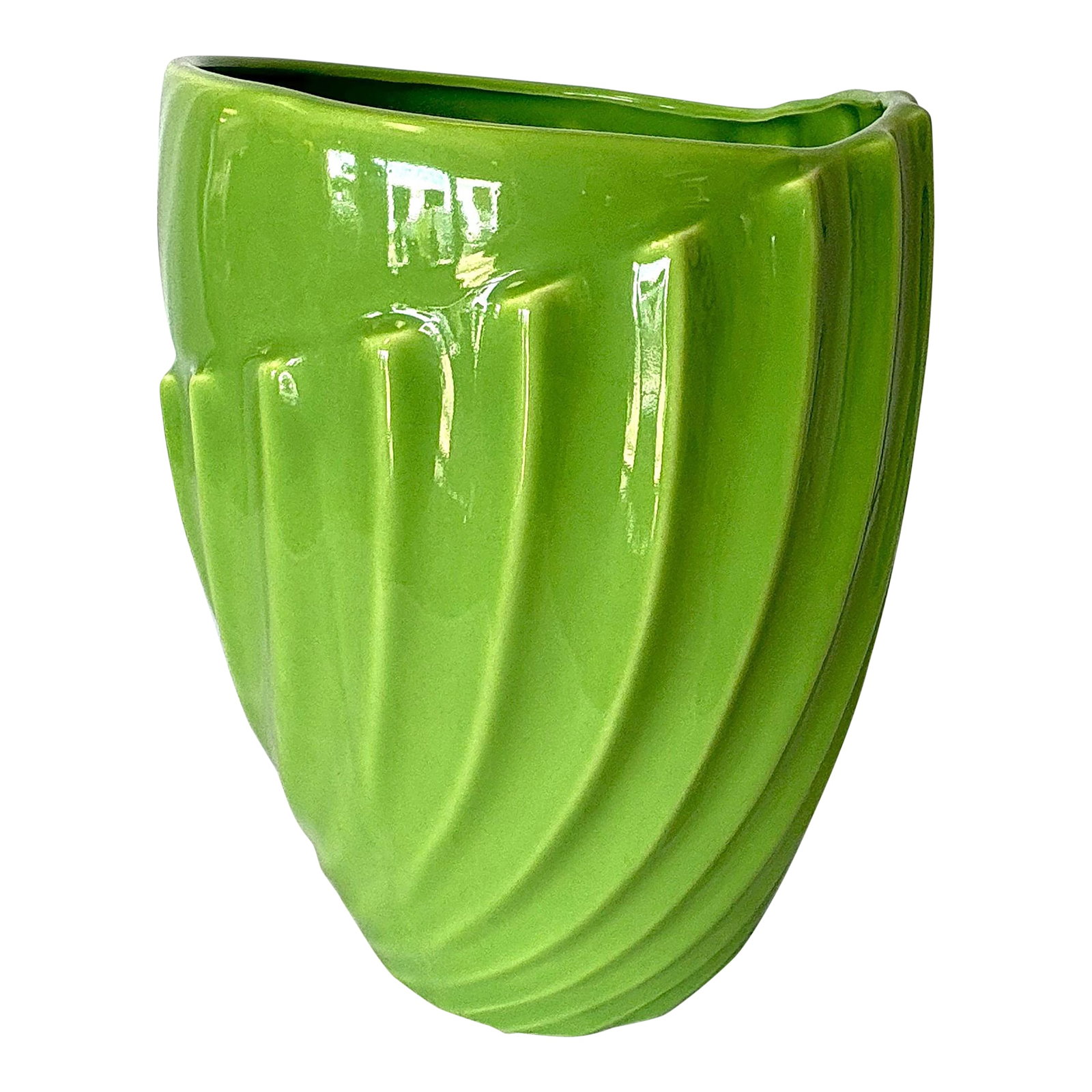 Royal Haeger Chartreuse Green Large Vase/ Ice Bucket C2004 (1 of 13)