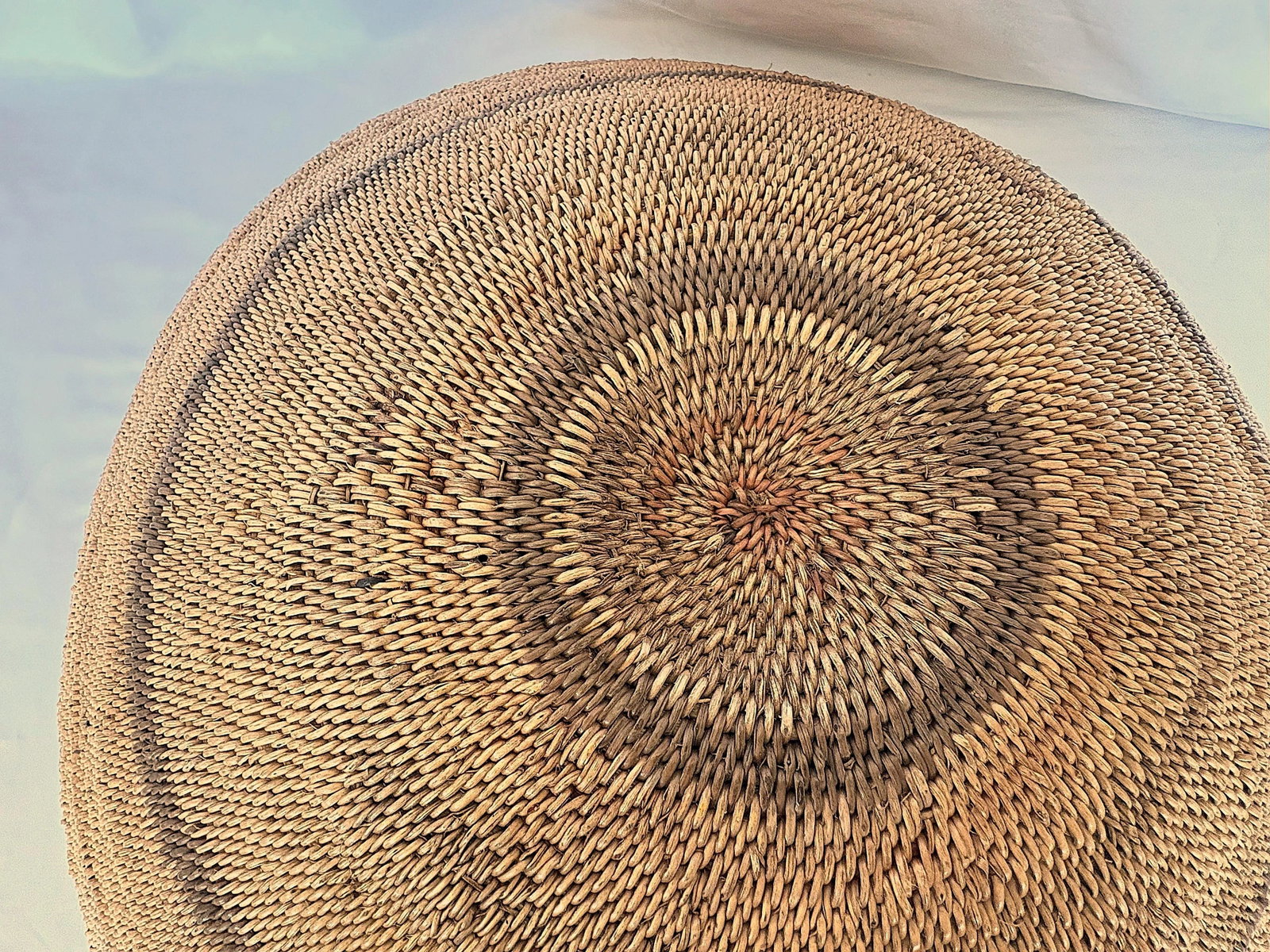 Vintage Native American Natural Fiber Woven Bowl/Basket From the Mid 20th Century - 13