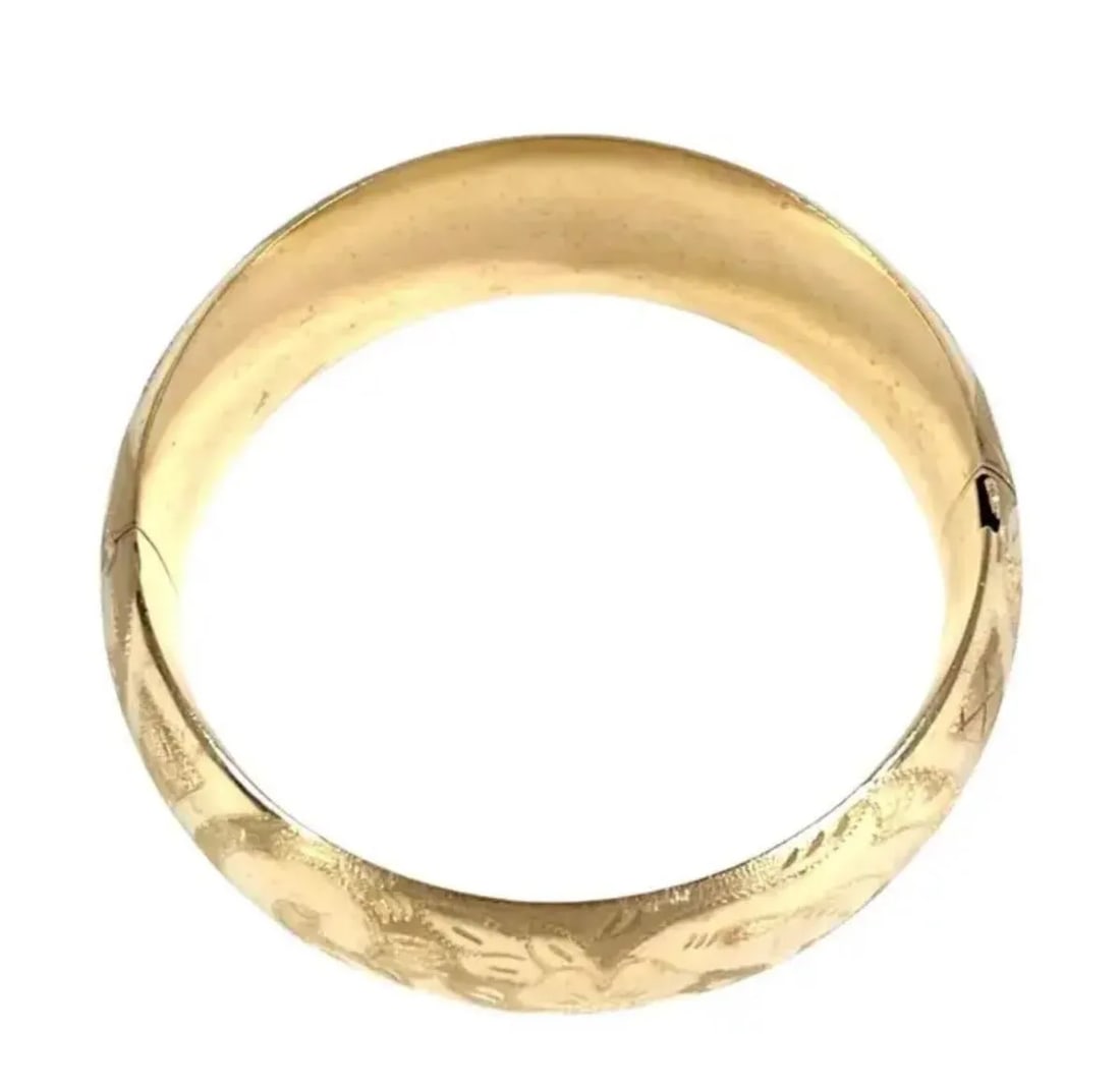 14k Gold Cuff Bracelet - 3