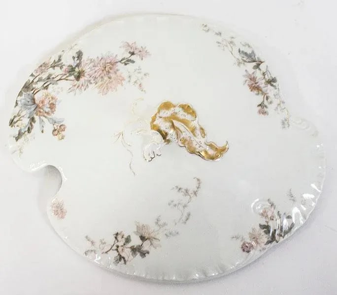 Vintage French Haviland Limoges Porcelain Soup Tureen - 8