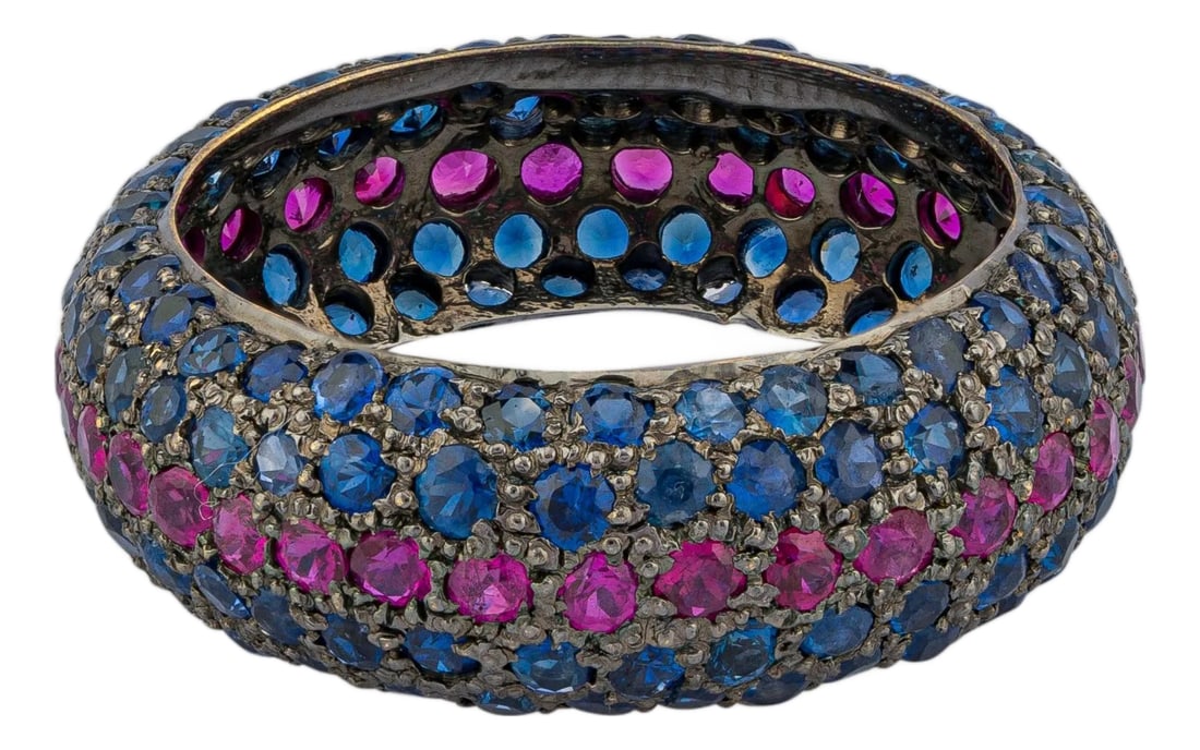 Natural Multi Sapphire Ring with 1.57 Cts in 18k Gold: this is an amazing ring with multi sapphire : 1.57 carats gold : 5.92 gms Condition: Imperfections: No Imperfections Condition Notes: New Origin: United States Materials & Techniques: Diamond,