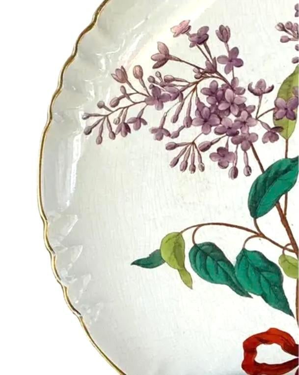 Minton Botanical Flower Spray Plates - 10
