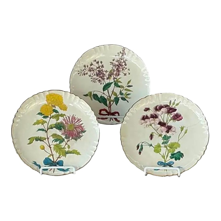 Minton Botanical Flower Spray Plates (1 of 13)