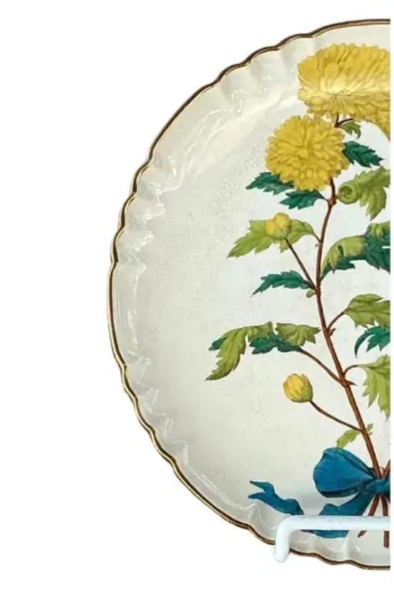 Minton Botanical Flower Spray Plates - 9