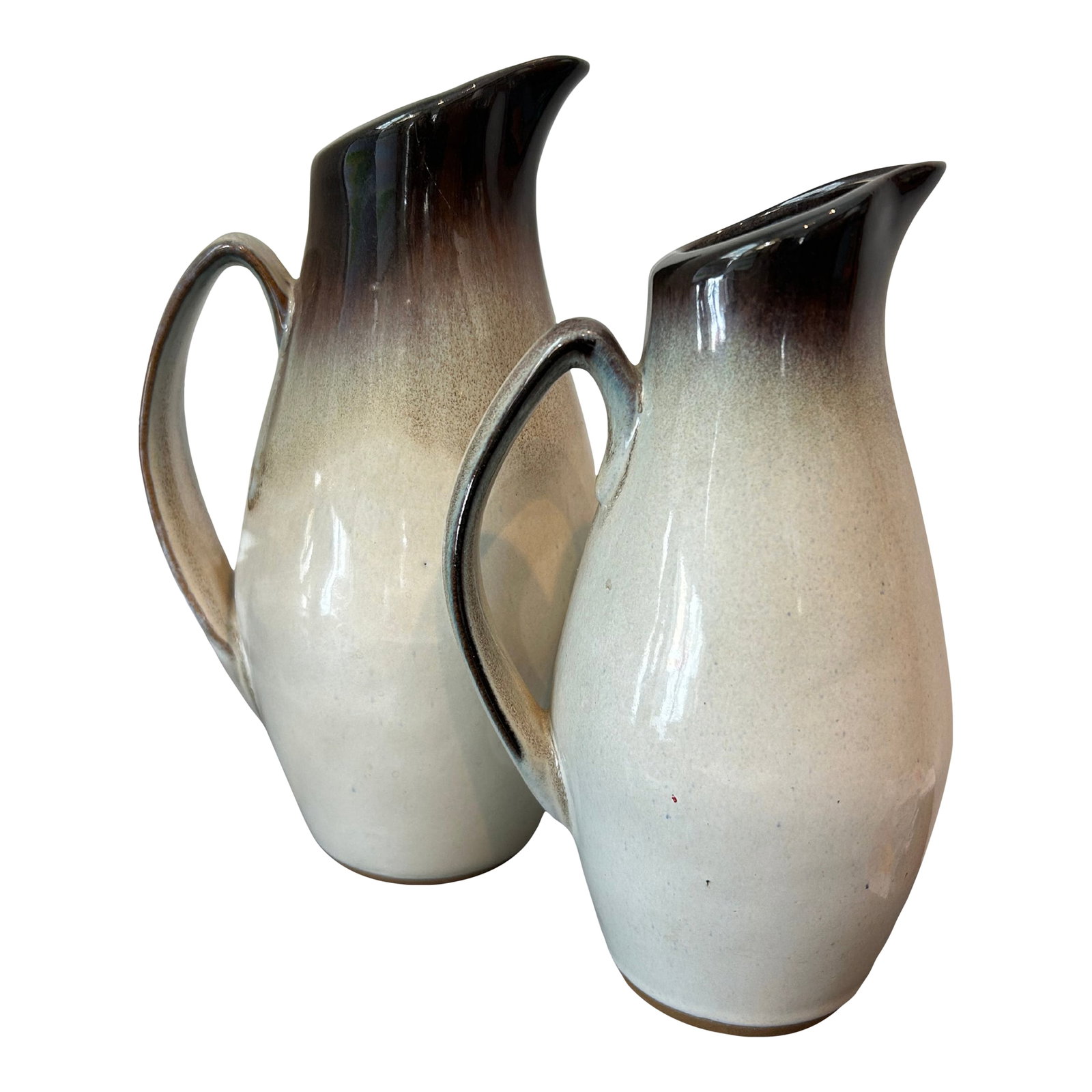 Vintage Peter Pots Pottery Peace Dale Stoneware Pitcher – Handcrafted Rhode Island Studio (1 of 8)