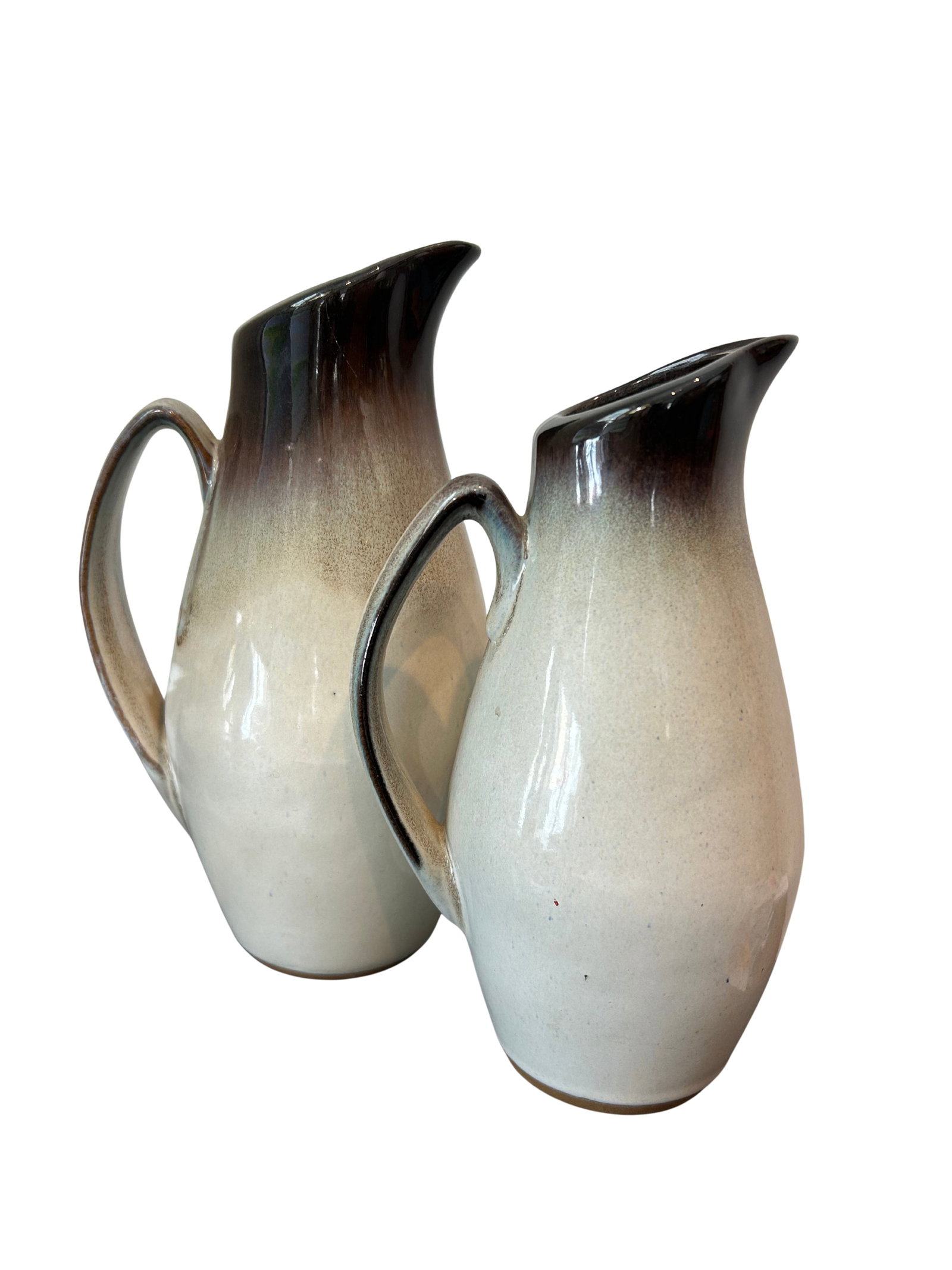Vintage Peter Pots Pottery Peace Dale Stoneware Pitcher – Handcrafted Rhode Island Studio - 2