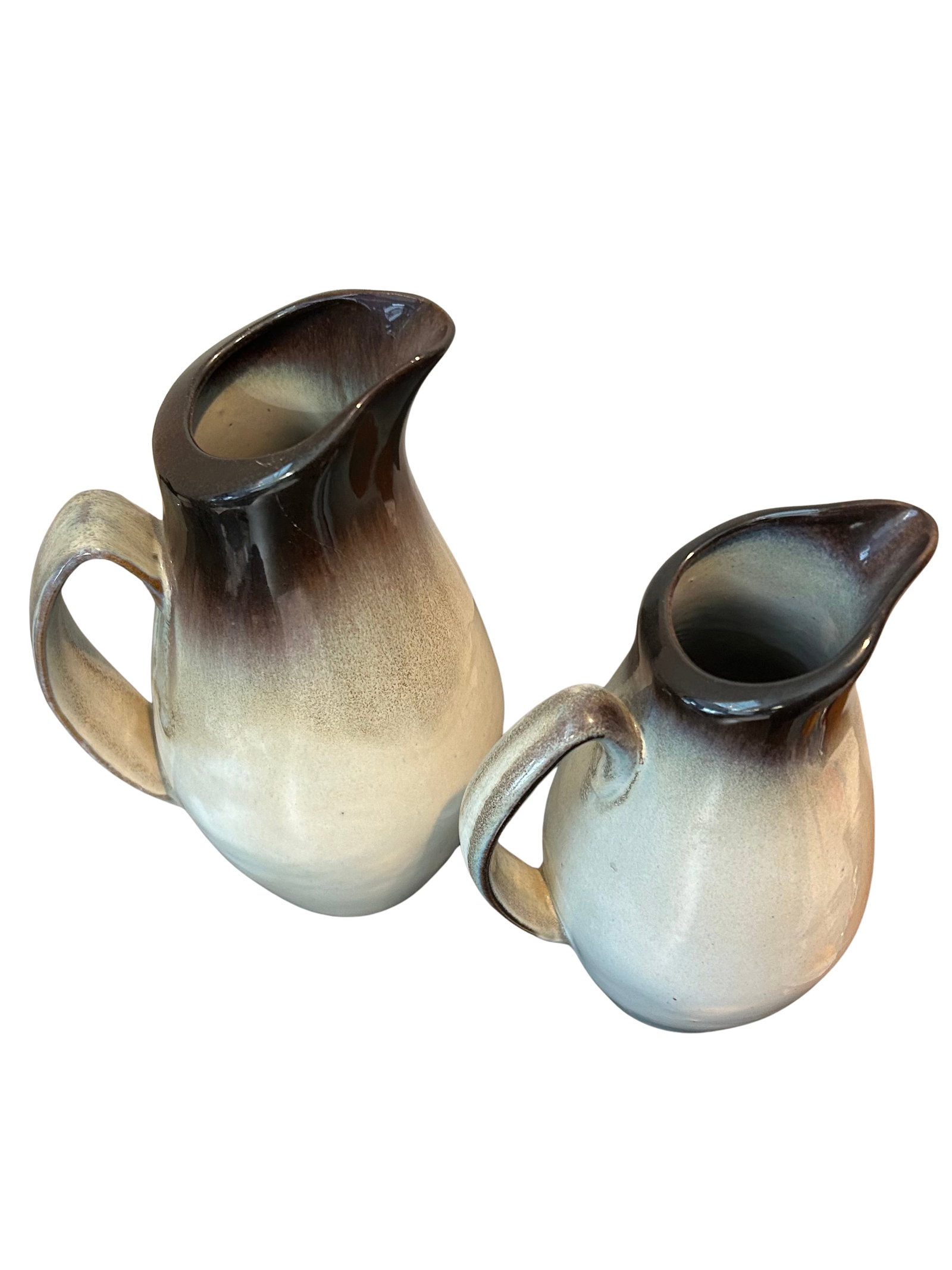 Vintage Peter Pots Pottery Peace Dale Stoneware Pitcher – Handcrafted Rhode Island Studio - 4