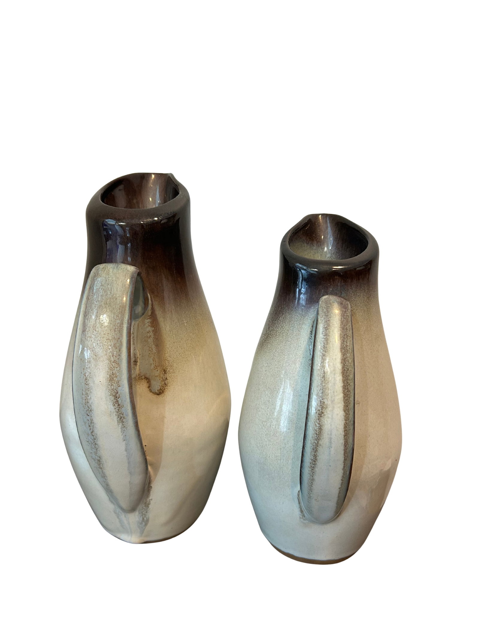 Vintage Peter Pots Pottery Peace Dale Stoneware Pitcher – Handcrafted Rhode Island Studio - 5