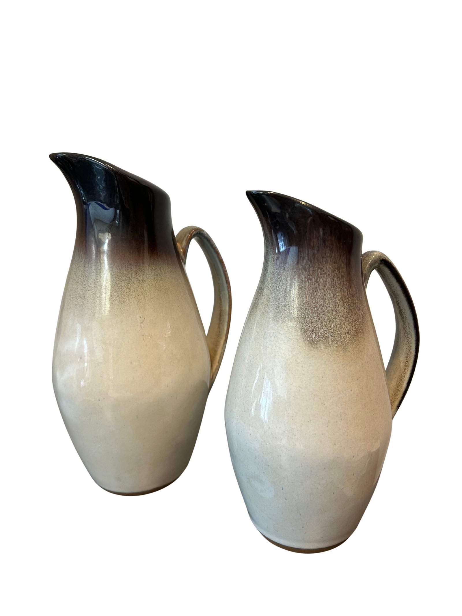 Vintage Peter Pots Pottery Peace Dale Stoneware Pitcher – Handcrafted Rhode Island Studio - 6