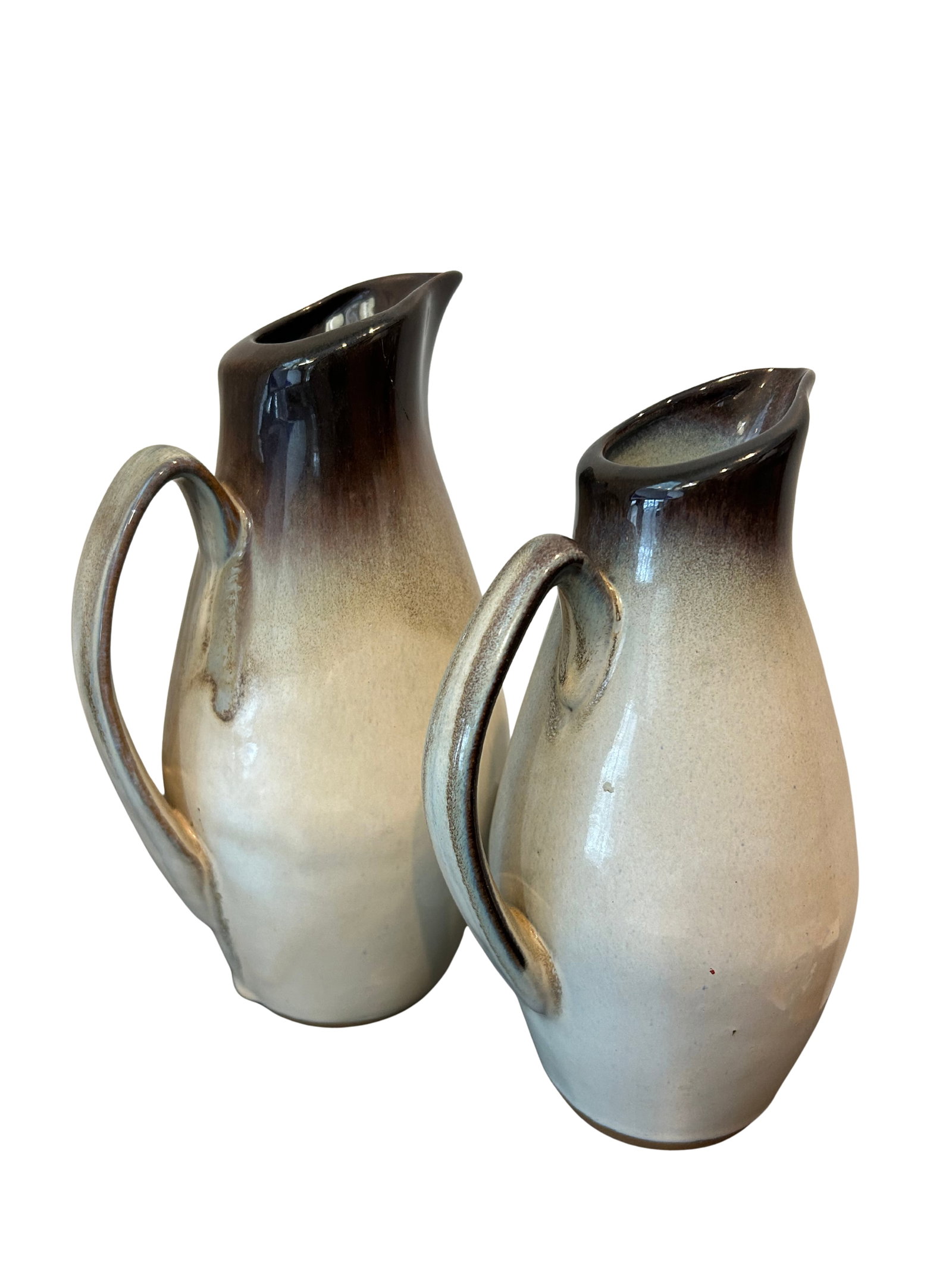 Vintage Peter Pots Pottery Peace Dale Stoneware Pitcher – Handcrafted Rhode Island Studio - 7