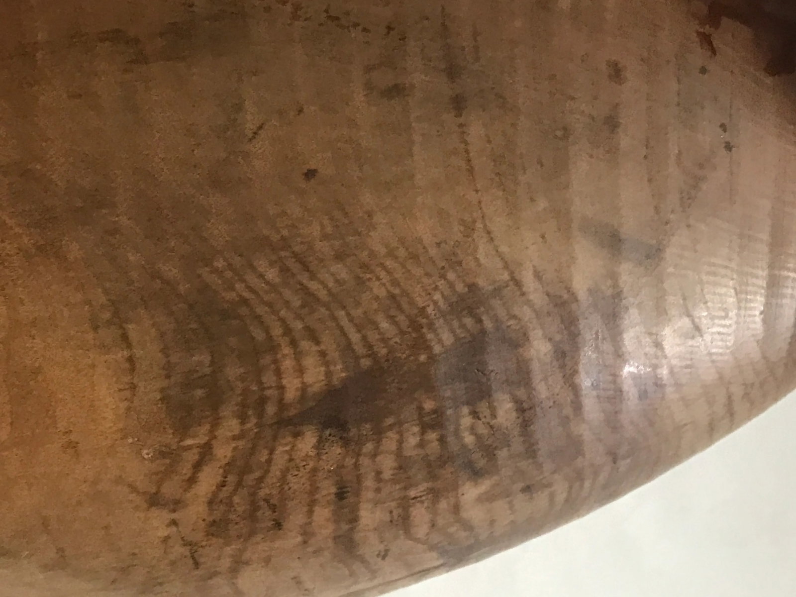 Carved Wood Dough Bowls a Pair - 10