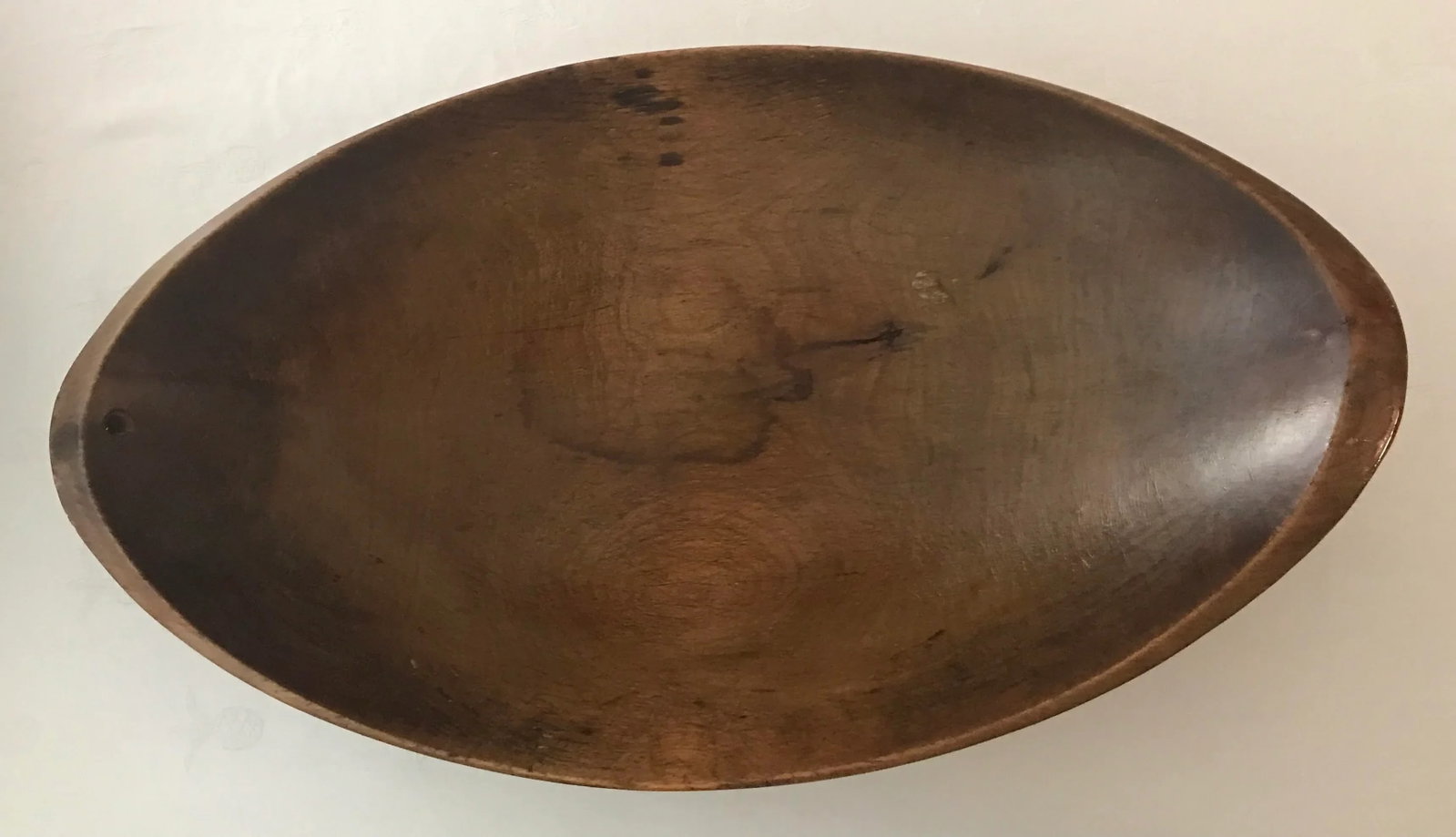 Carved Wood Dough Bowls a Pair - 3