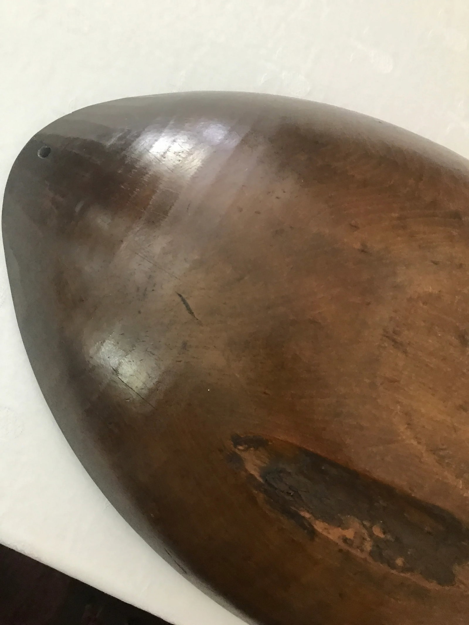 Carved Wood Dough Bowls a Pair - 8