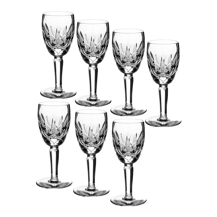 Waterford Kildare Sherry Glasses 5 1/2" Hand Blown - Set of 7: Set of 7 Waterford 5 1/2" sherry glasses, hand blown. Condition: Alterations: Original Condition Unaltered Imperfections: Some Imperfections Condition Notes: Excellent No Imperfections Origin: