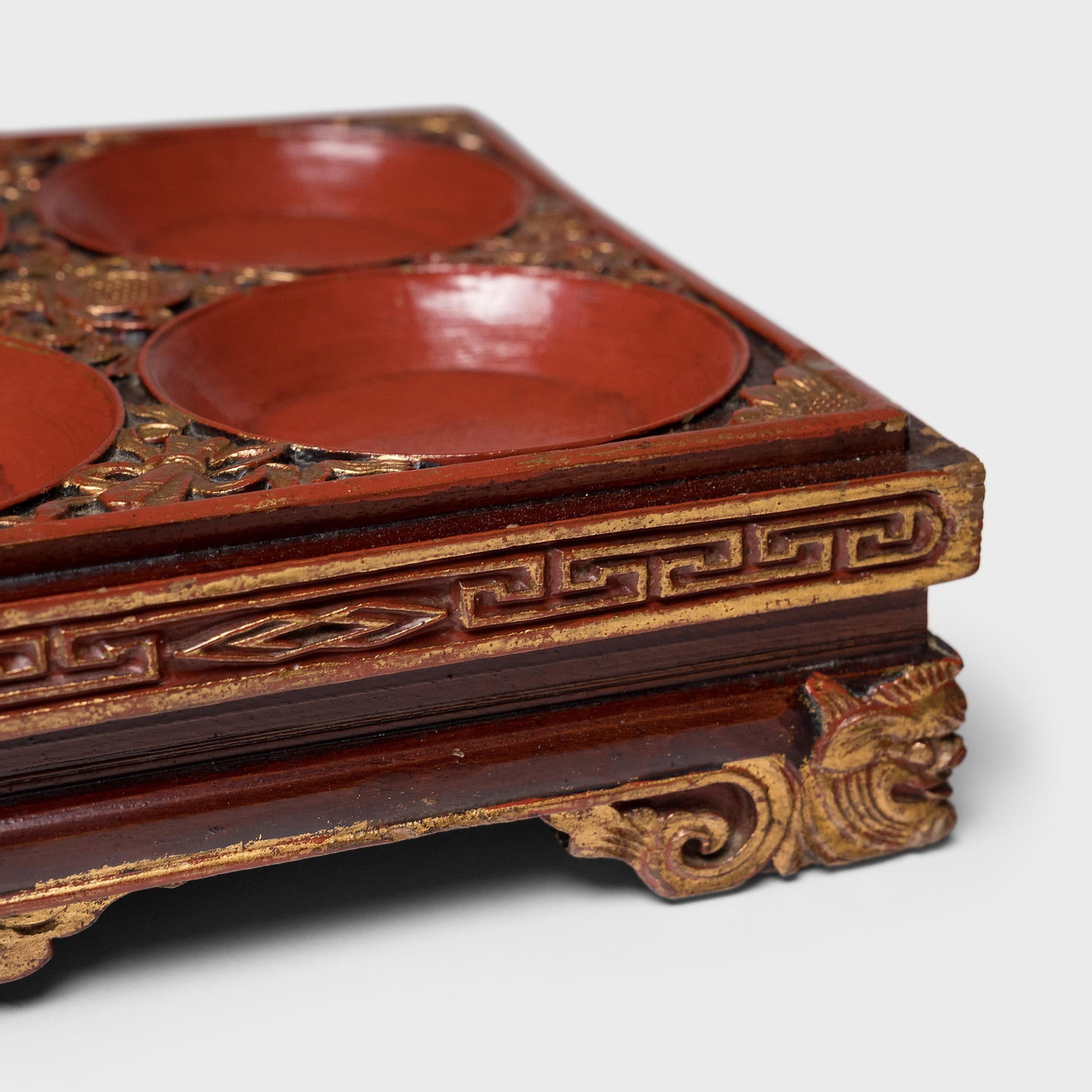 Chinese Eight Immortals Offering Tray, C. 1850 - 4