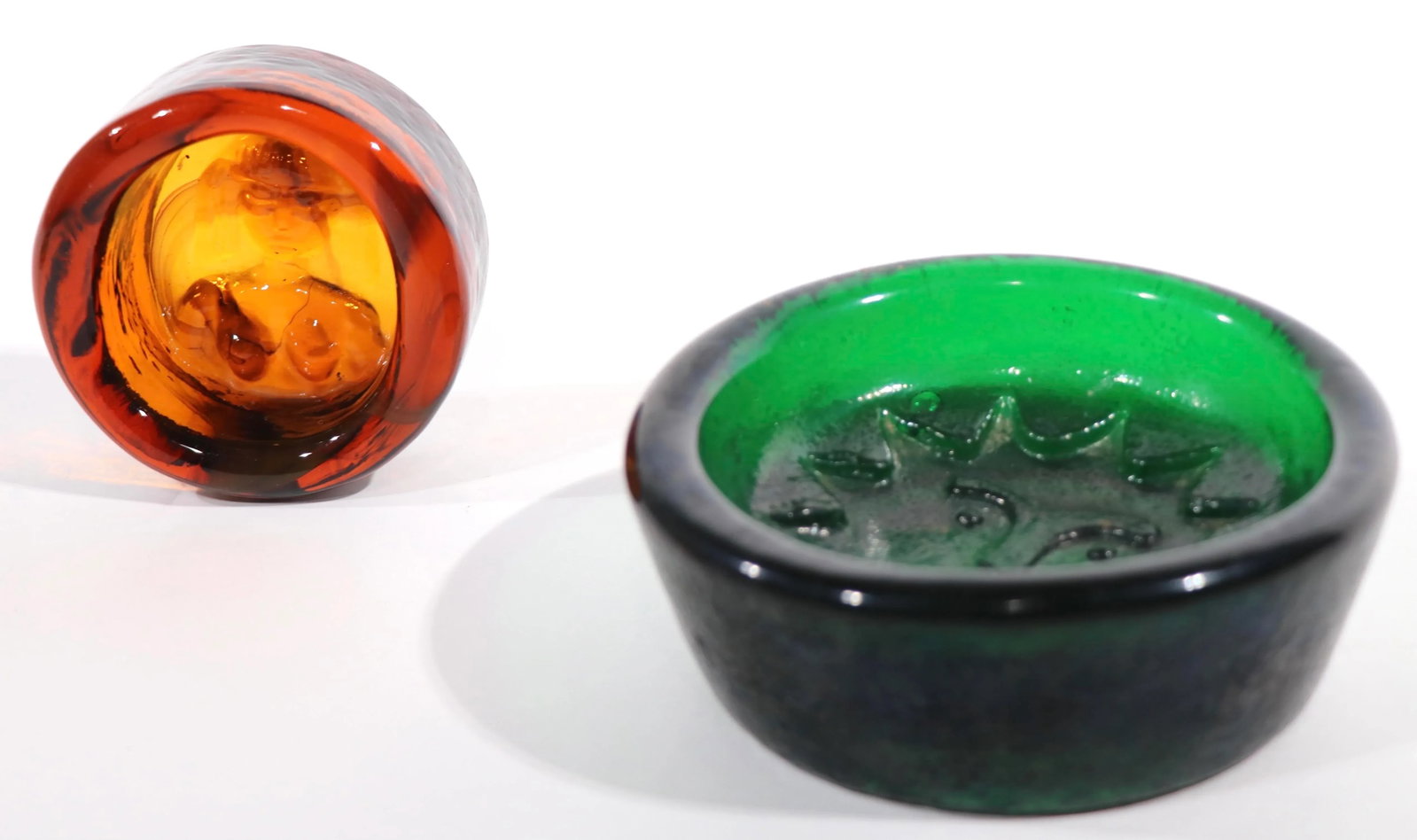 2 Art Glass Bowls by Erik Hoglund for Kosta Boda - 2
