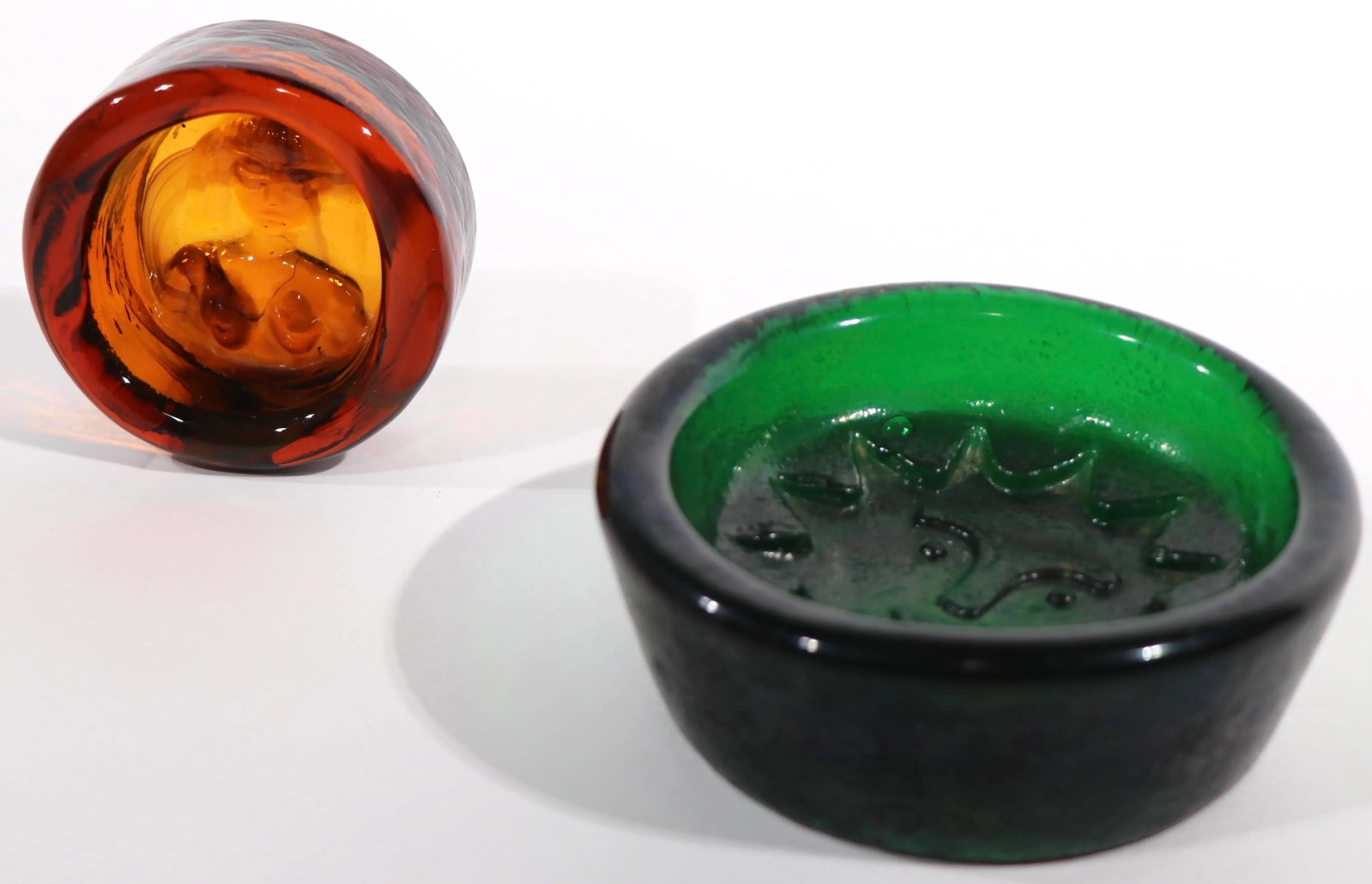 2 Art Glass Bowls by Erik Hoglund for Kosta Boda - 6