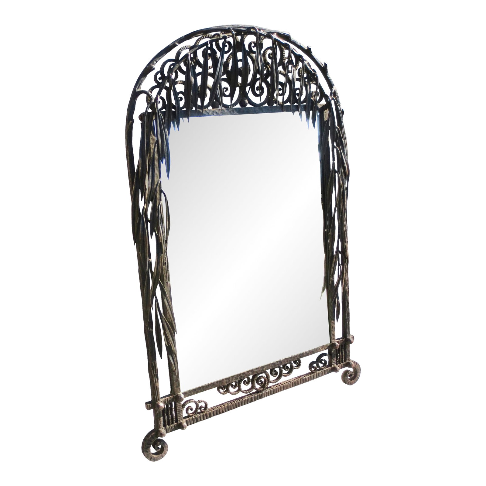 Antique French Iron Art Deco Table Mirror Circa 1920s (1 of 17)