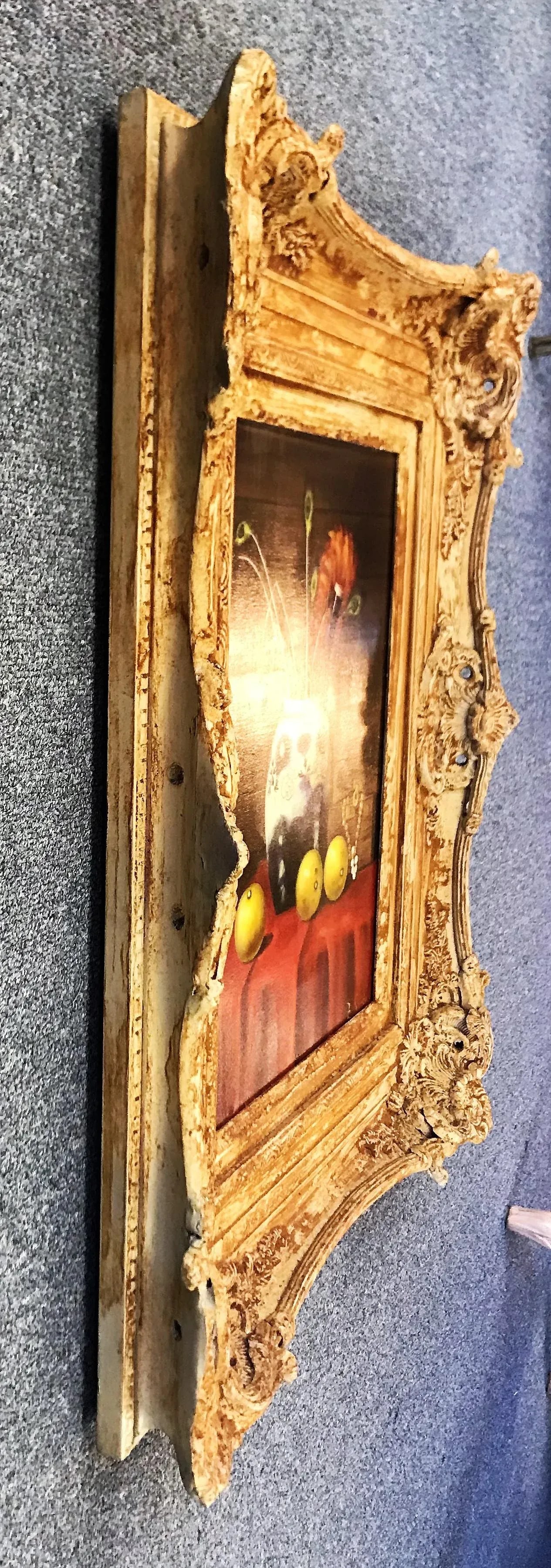 Signed "Z. Sators" Still Life Painting on Canvas With Frame - 4