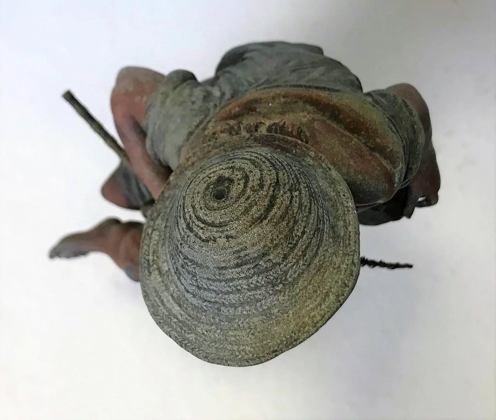 Replica of 19th Century French Artist Auguste Moreau's Sculpture Signed 'PÃªcheur' - 3