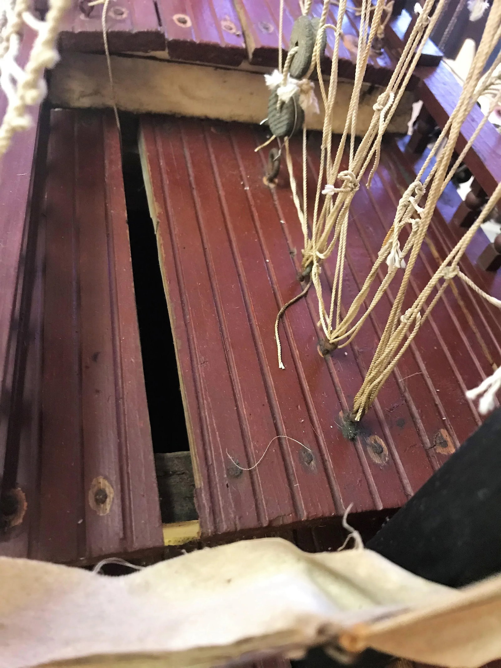 Large Scale Antique Model Ship Circa Early 1900s - 7